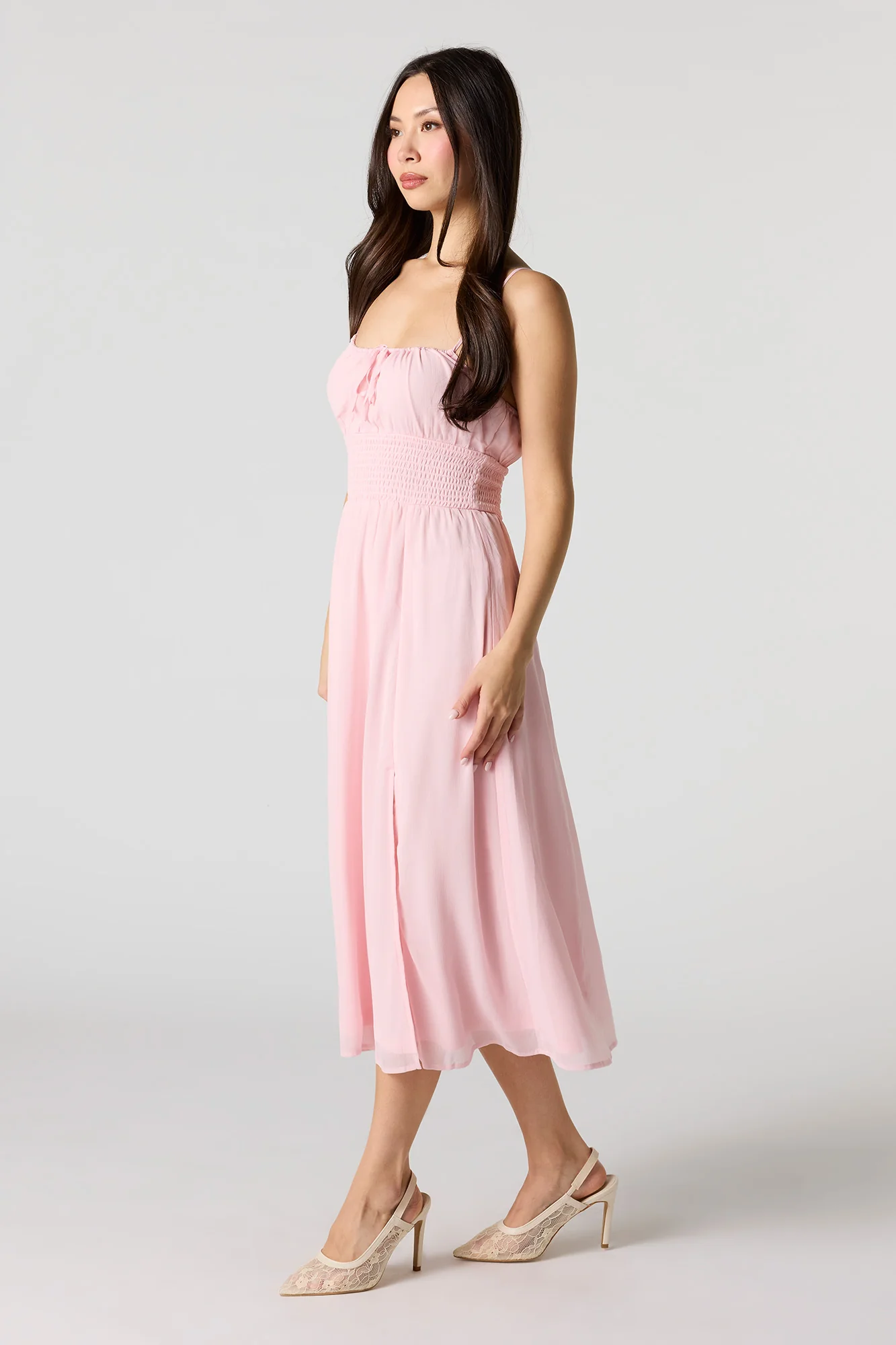 Chiffon Midi Dress - Image 17