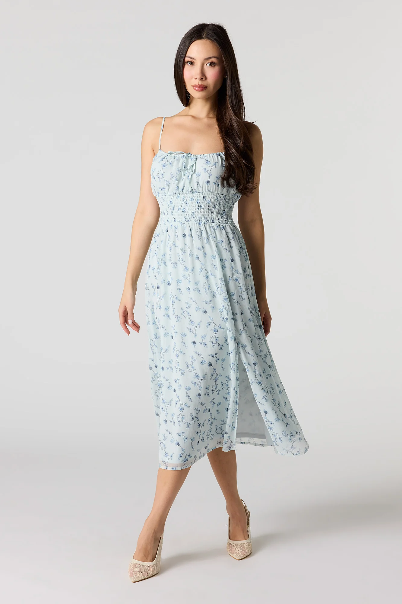 Chiffon Midi Dress - Image 7