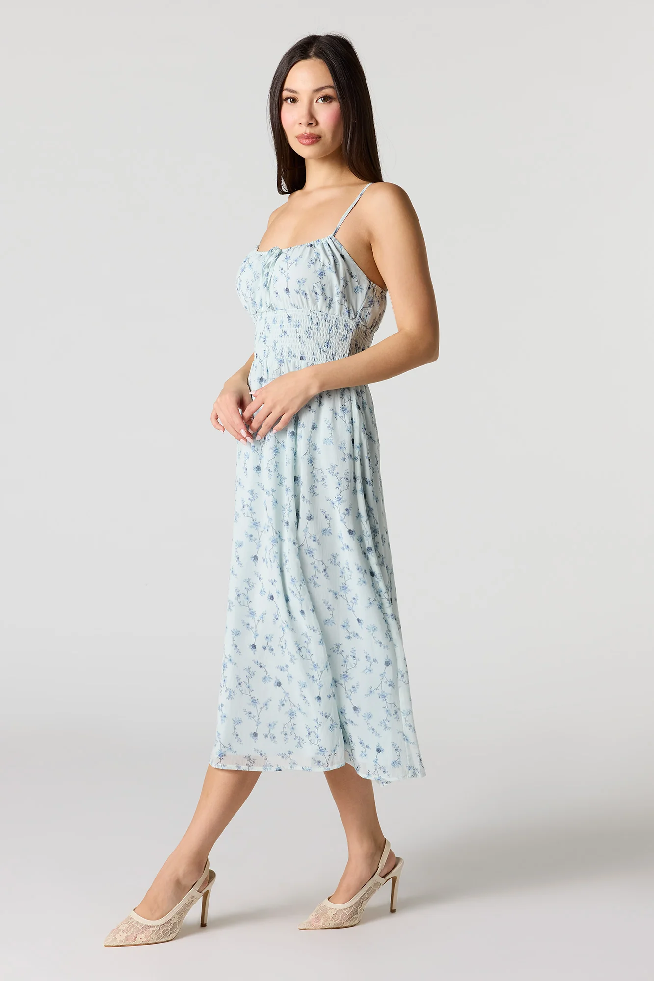 Chiffon Midi Dress - Image 8