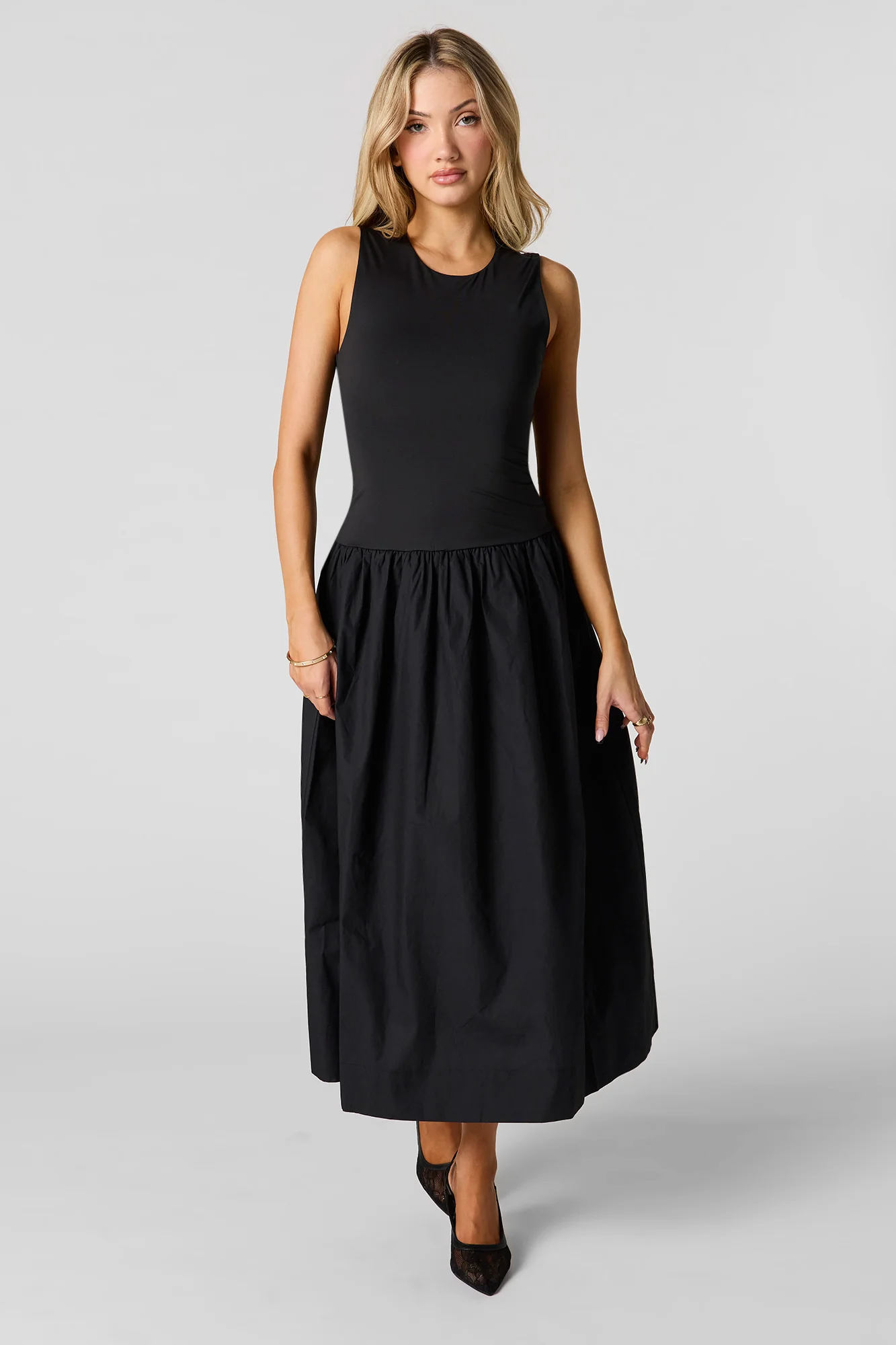 Drop Waist Midi Dress - Image 4