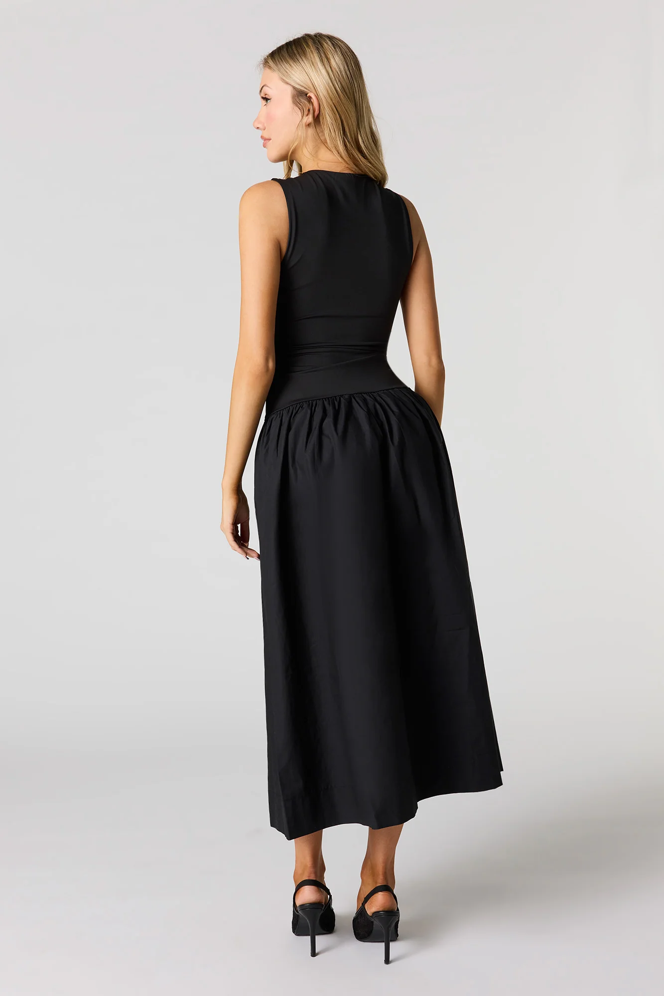 Drop Waist Midi Dress - Image 6