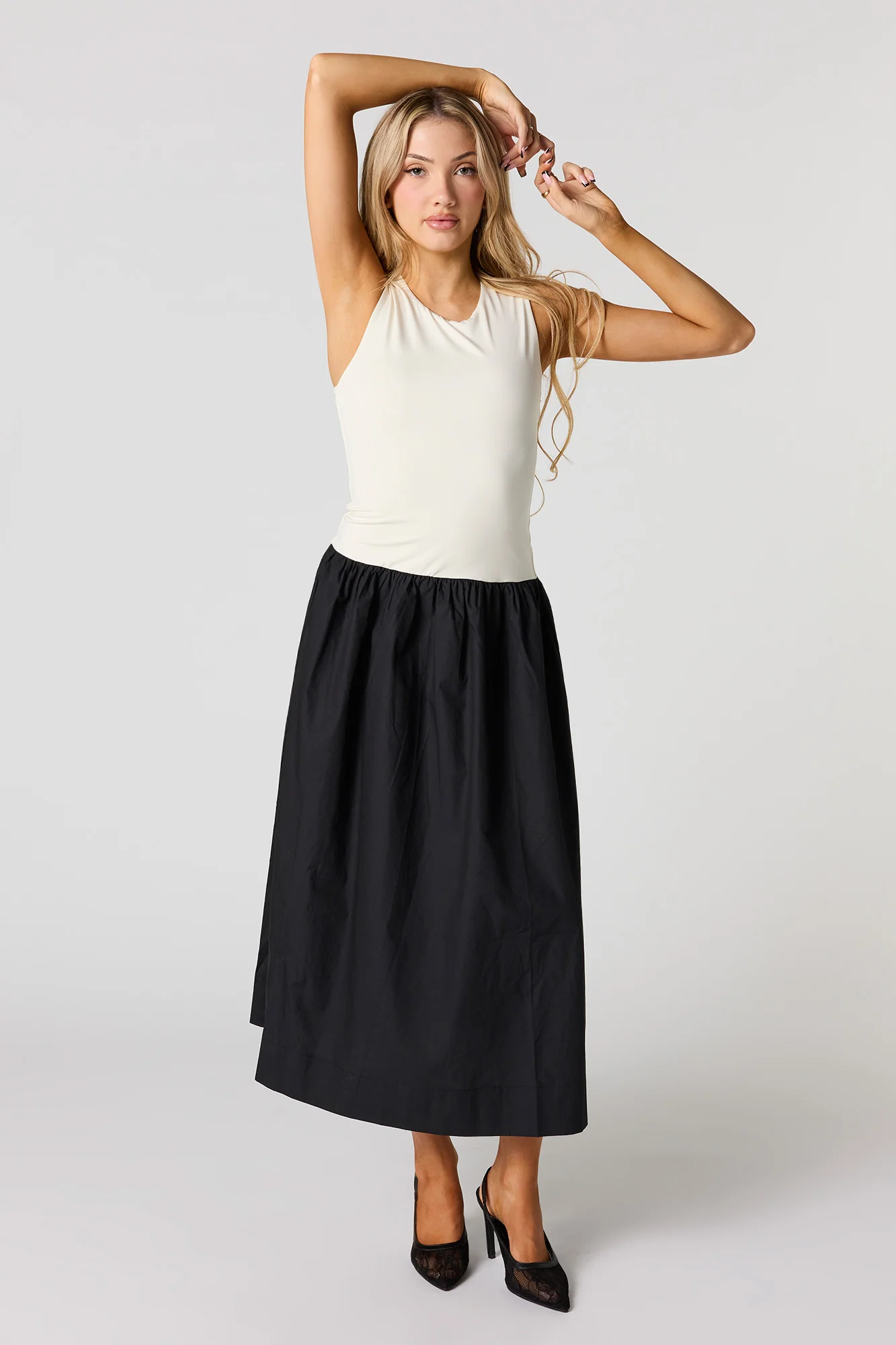 Drop Waist Midi Dress - Image 7