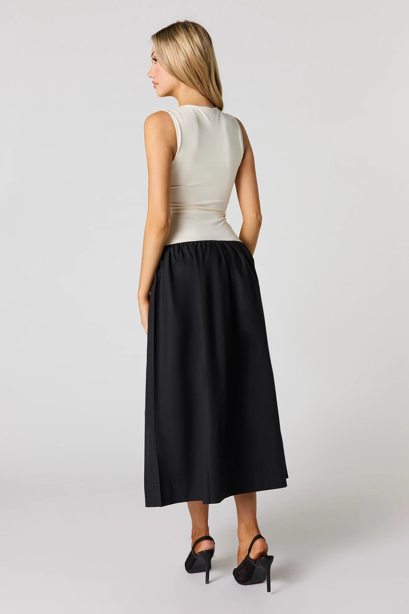 Drop Waist Midi Dress - Image 9