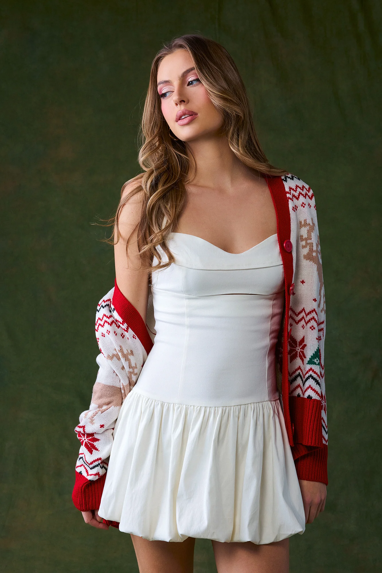 Cut Out Mini Bubble Dress - Image 5