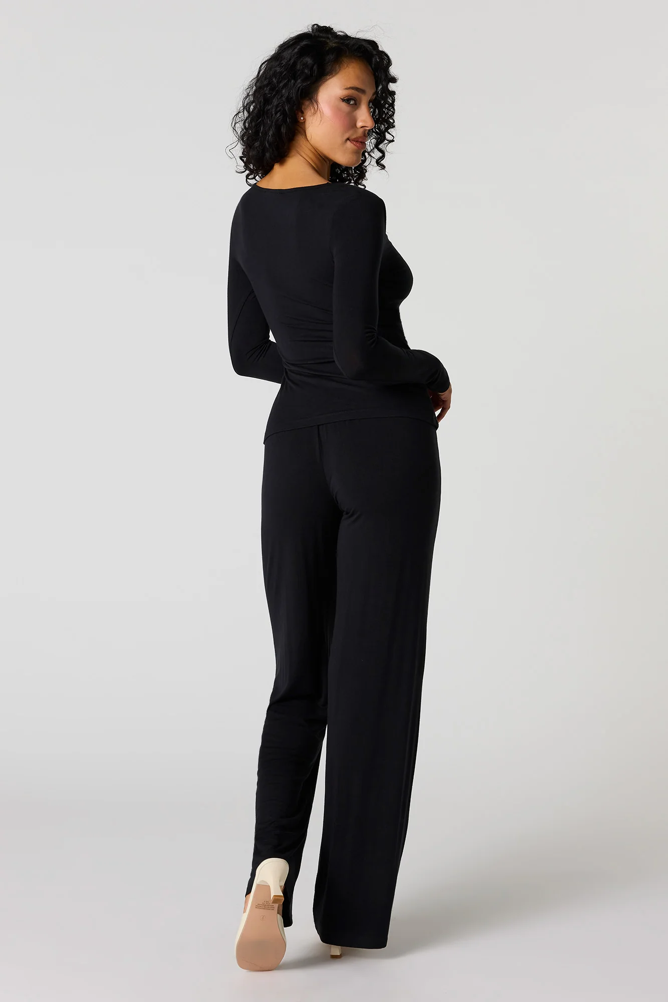 High Rise Wide Leg Pant - Image 6