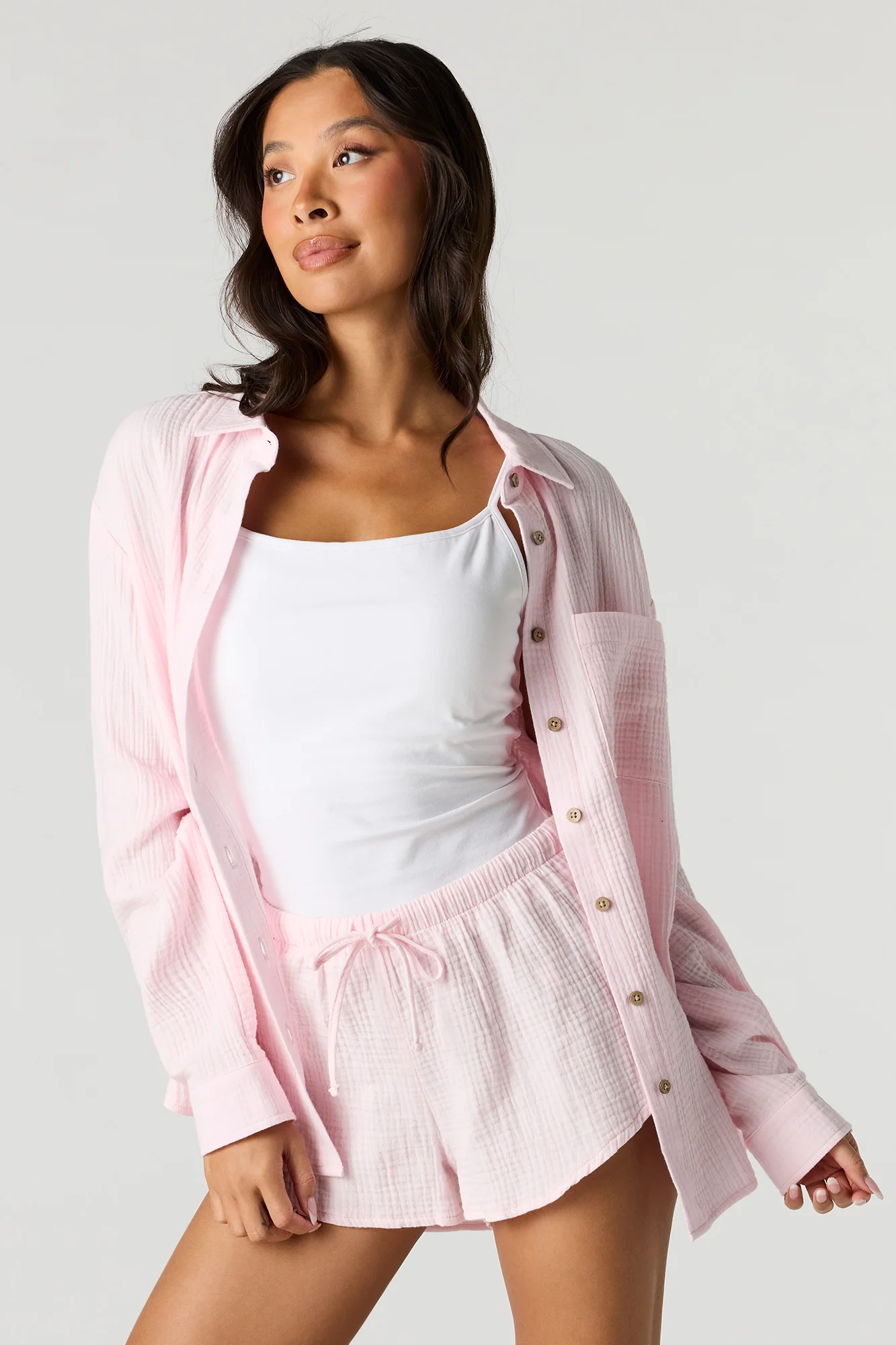 Crinkled Dolphin Shortie