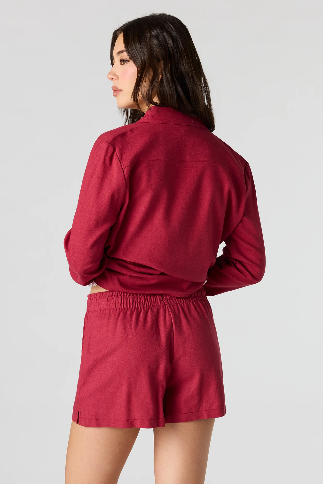 Linen-Blend Drawstring Short - Image 18