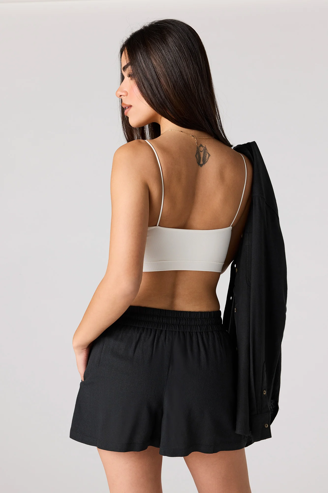 Linen-Blend Drawstring Short - Image 6