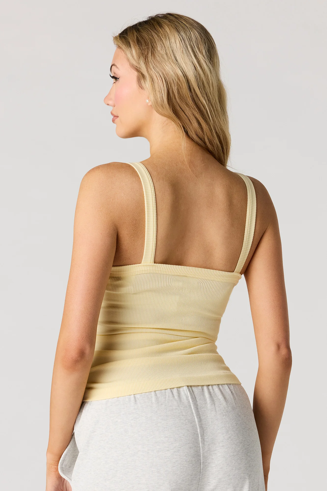 Braless Seamless Ribbed Tank - Image 2