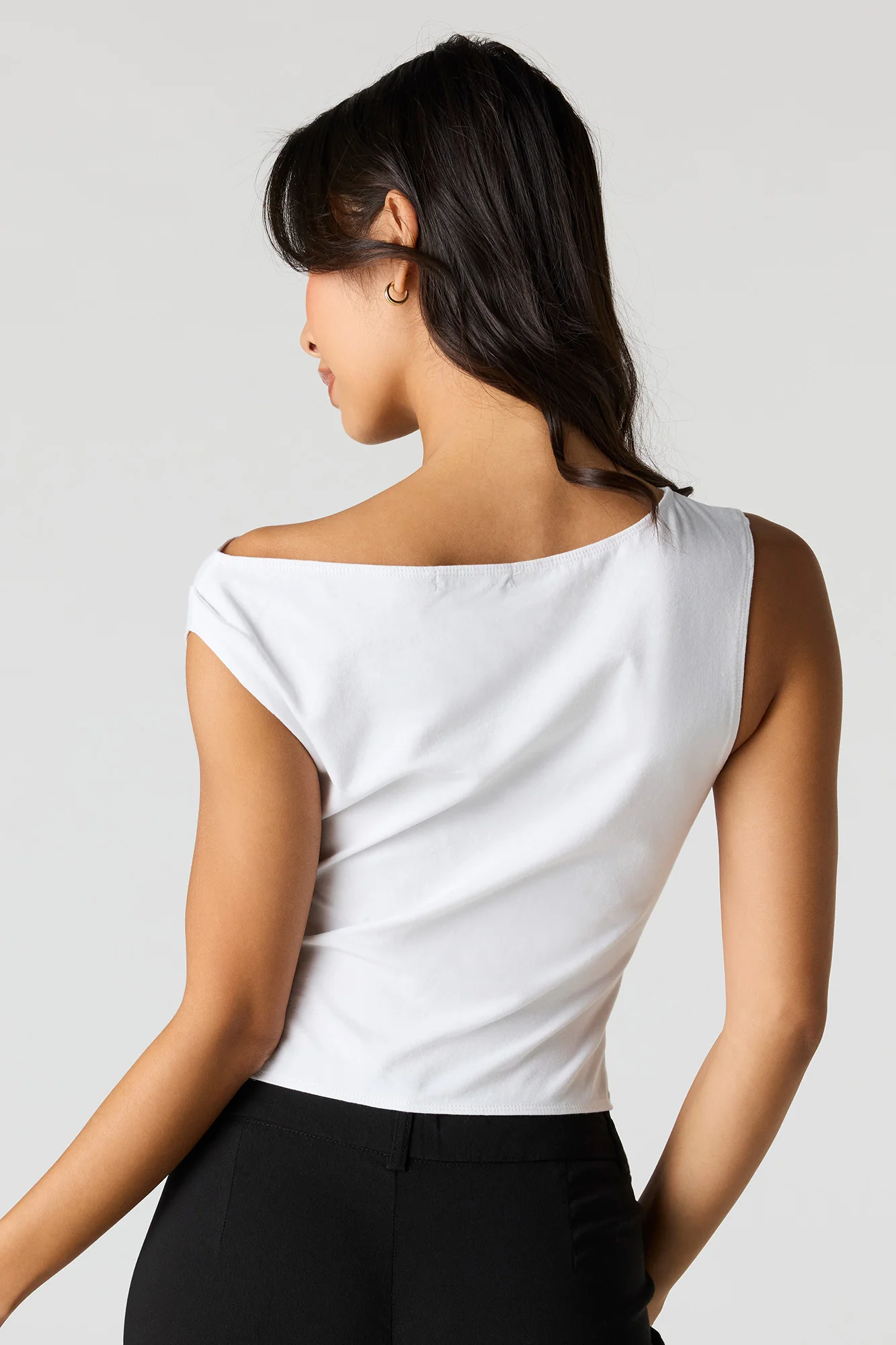 Snap Button Asymmetrical Top - Image 2