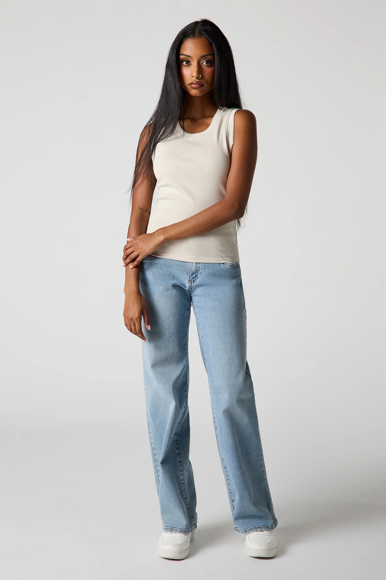 Classic Ribbed Crew Neck Tank - Image 24