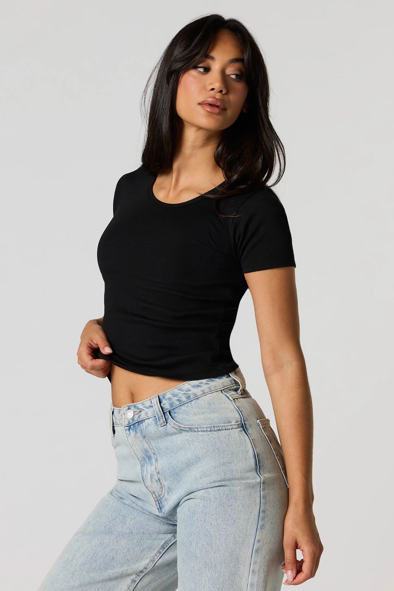 Ribbed Baby T-Shirt - Image 4