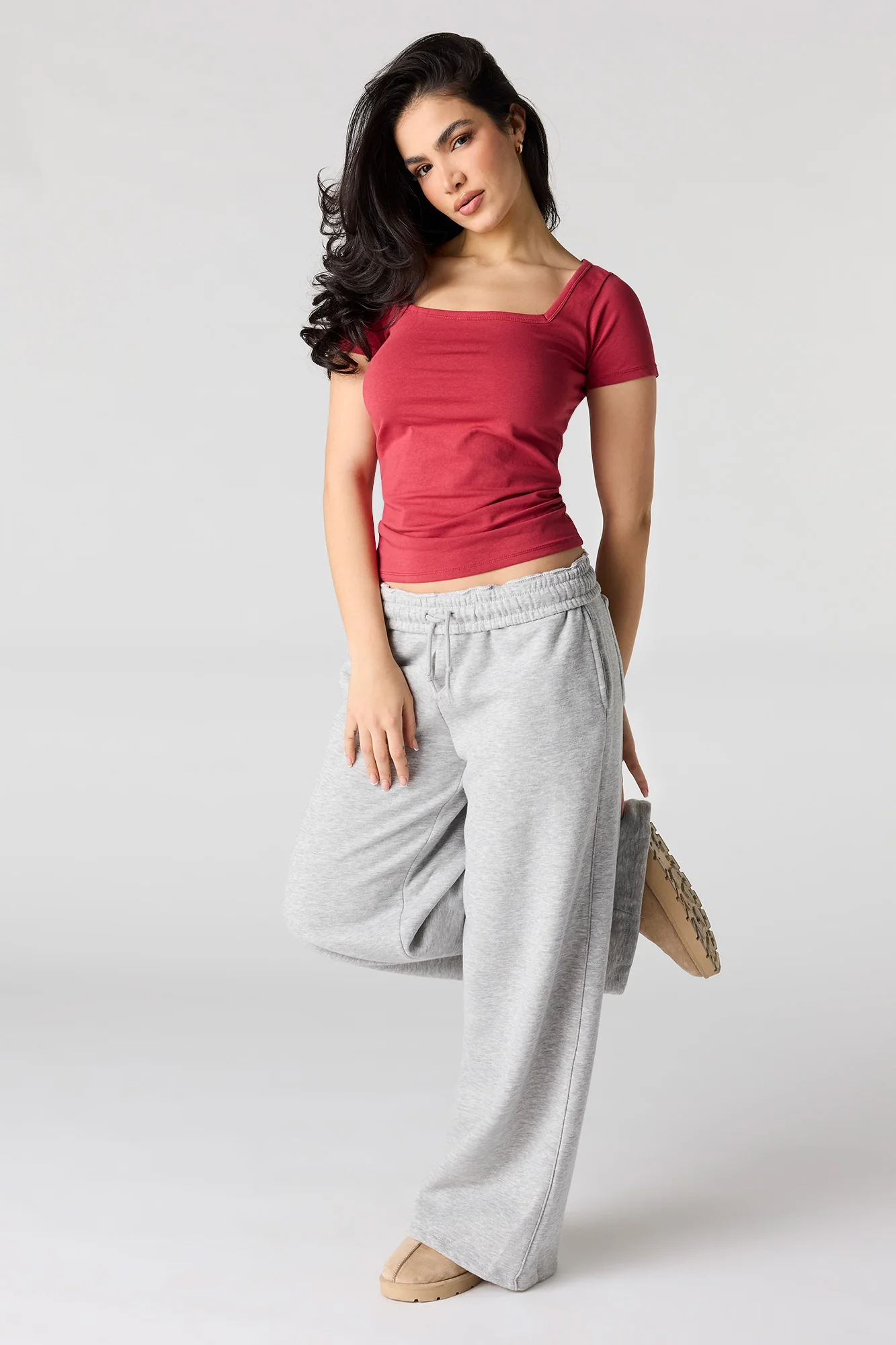 Square Neck T-Shirt - Image 15