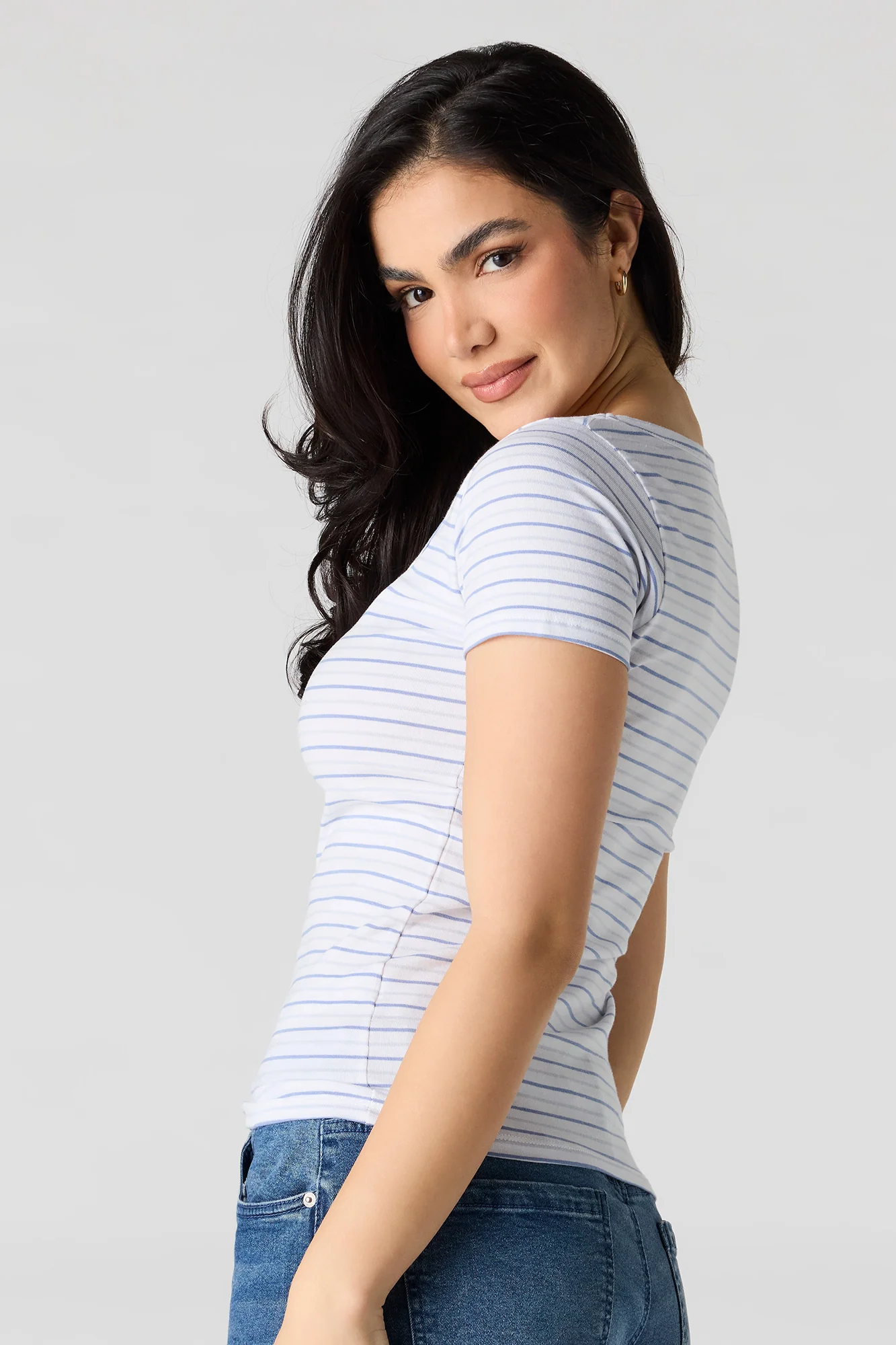 Square Neck T-Shirt - Image 20