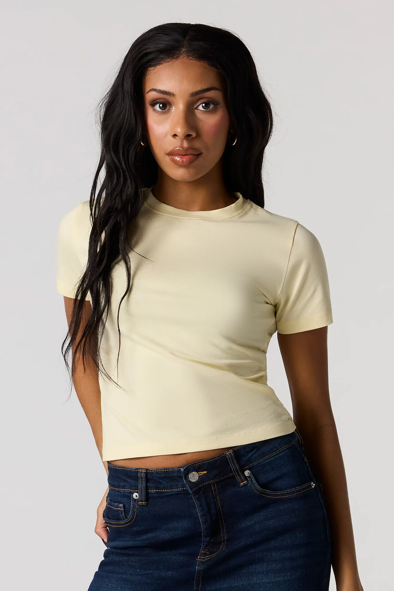 Crew Neck Baby Tee