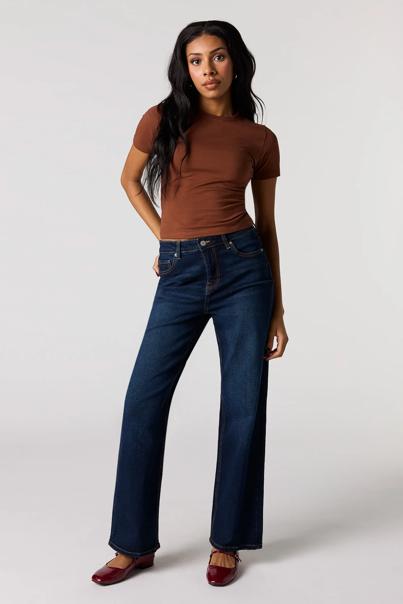 Crew Neck Baby Tee - Image 18