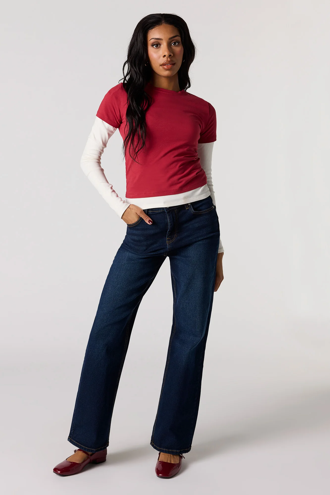 Crew Neck Baby Tee - Image 6