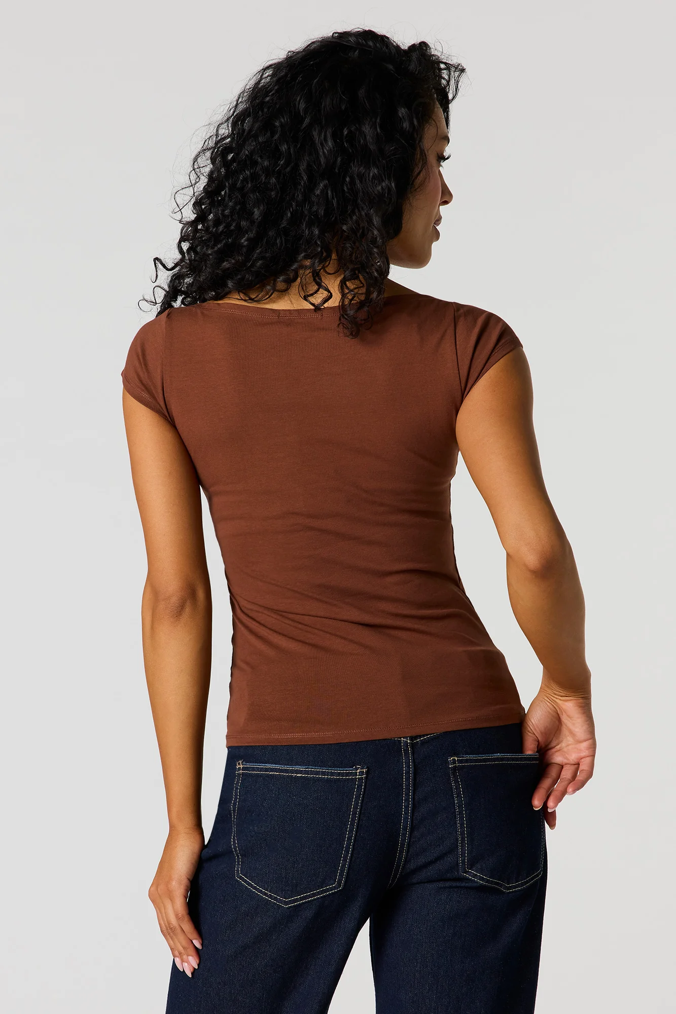 Boat Neck T-Shirt - Image 11