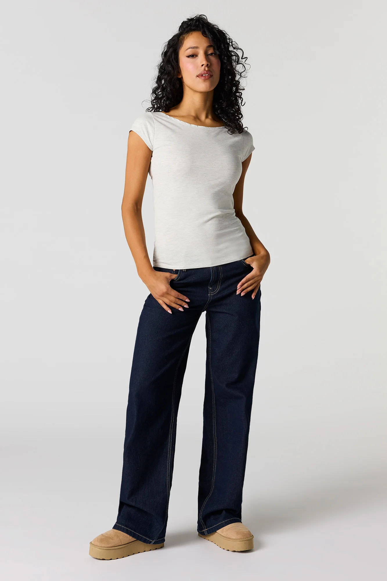 Boat Neck T-Shirt - Image 9