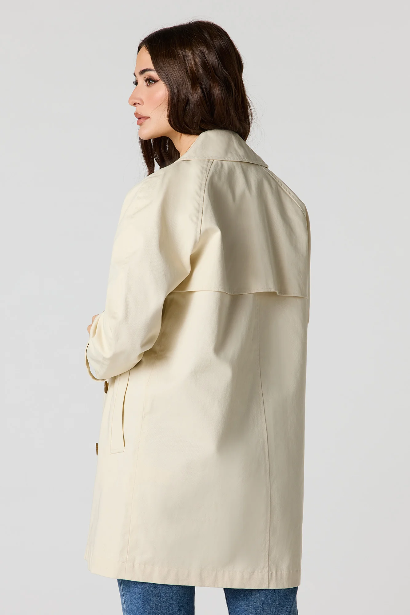 Midi Button Front Jacket - Image 8