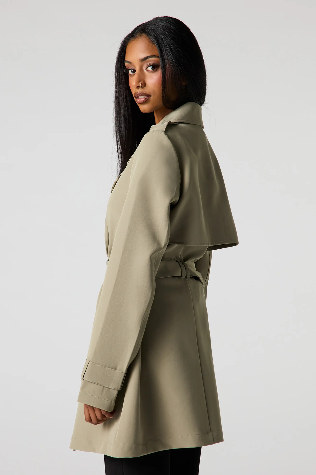 Belted Trench Coat - Image 2