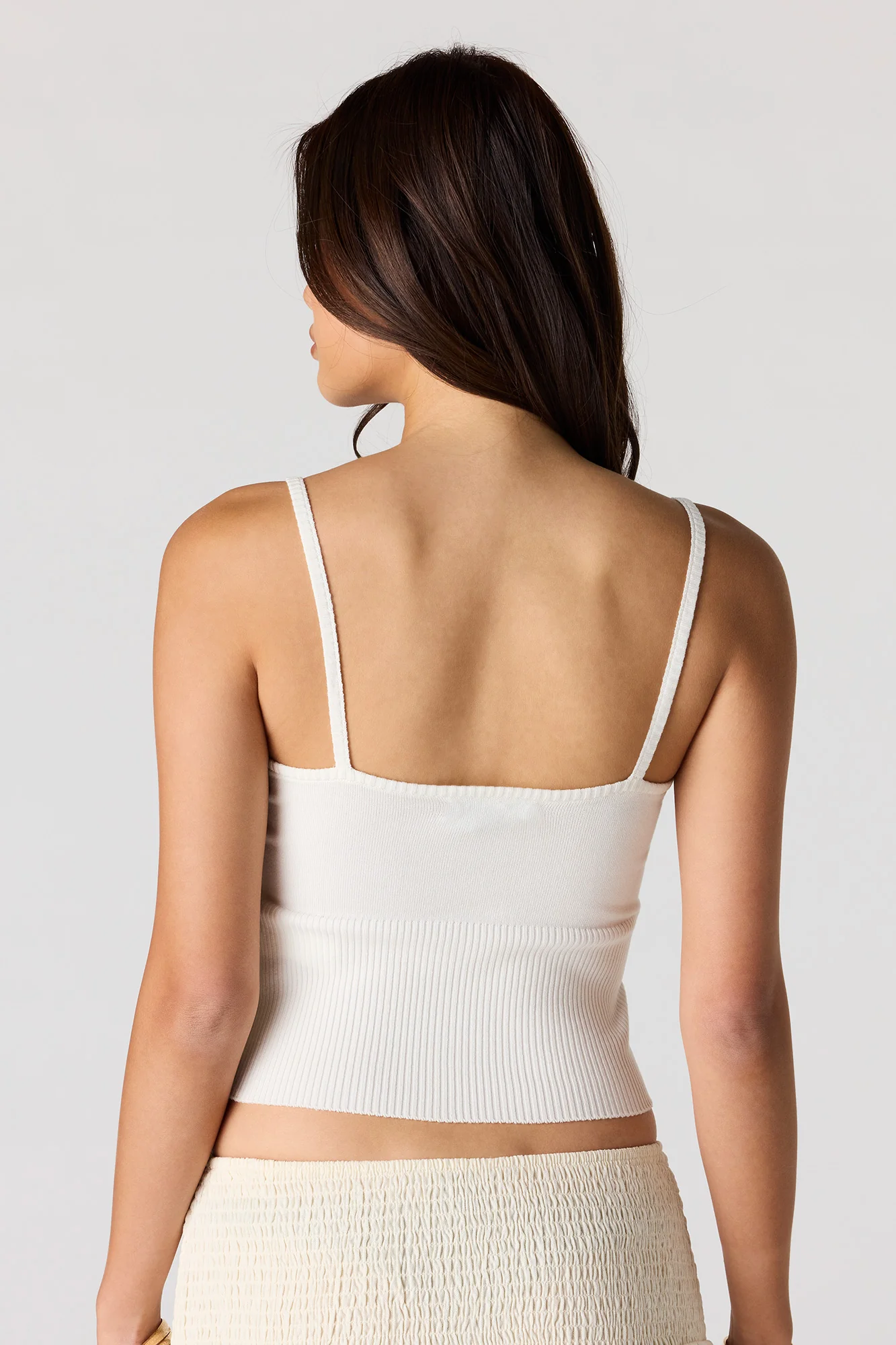 Ribbed Knit Scoop Neck Tank - Image 5