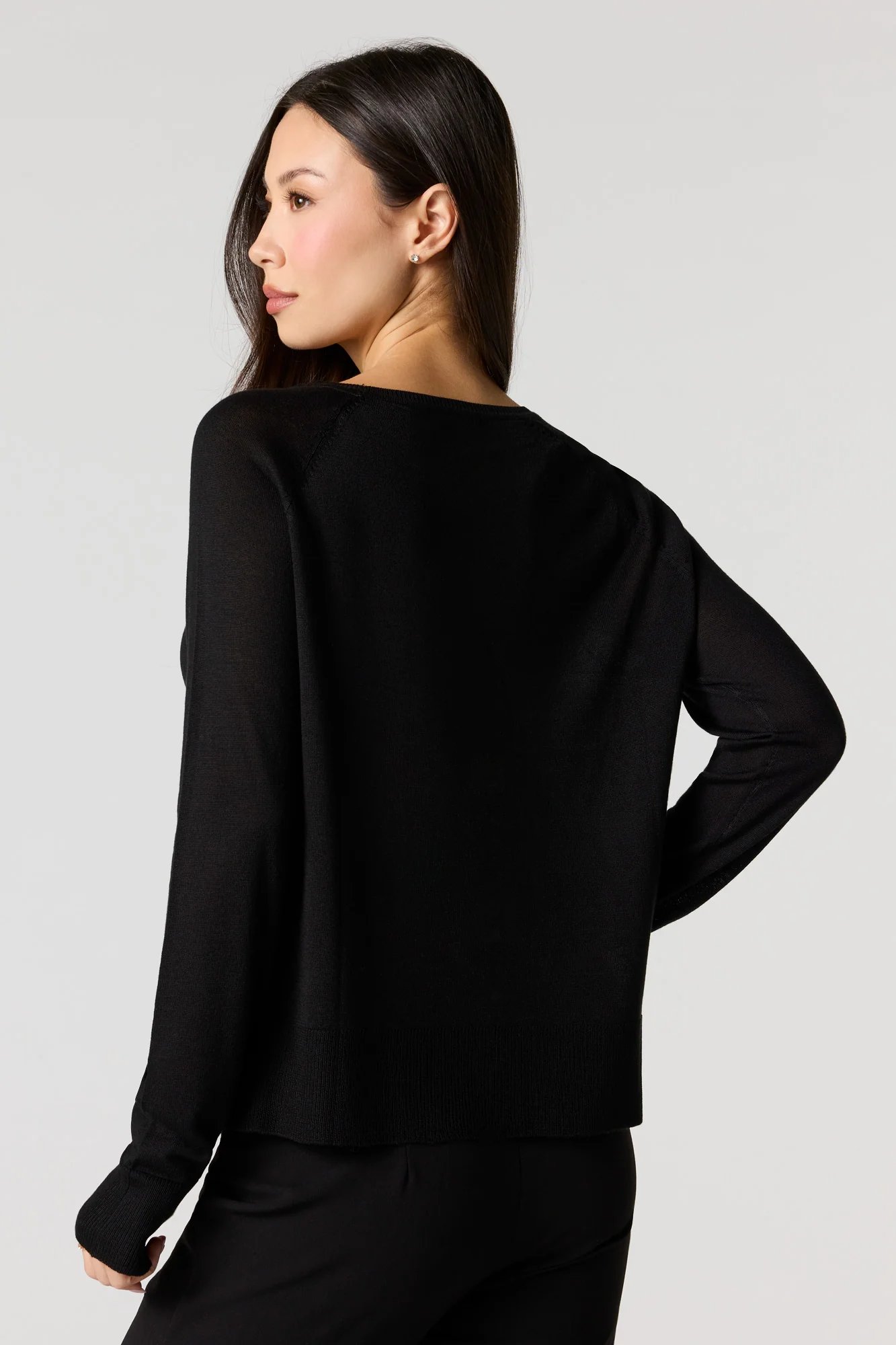 Long Sleeve Knit Top - Image 5