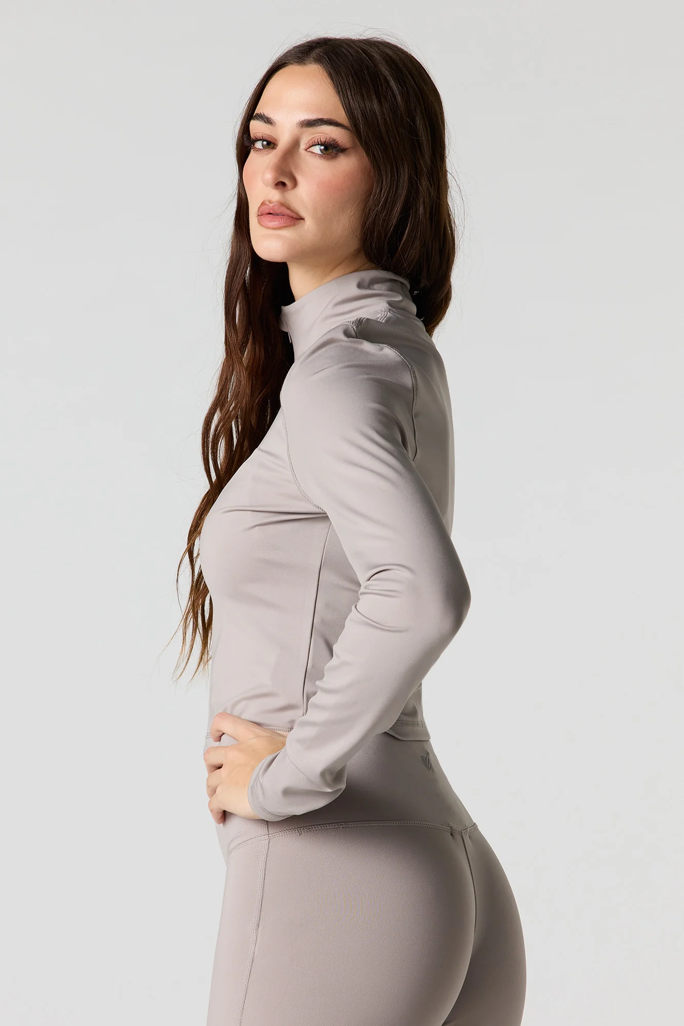 Active Cropped Zip-Up Jacket - Image 17