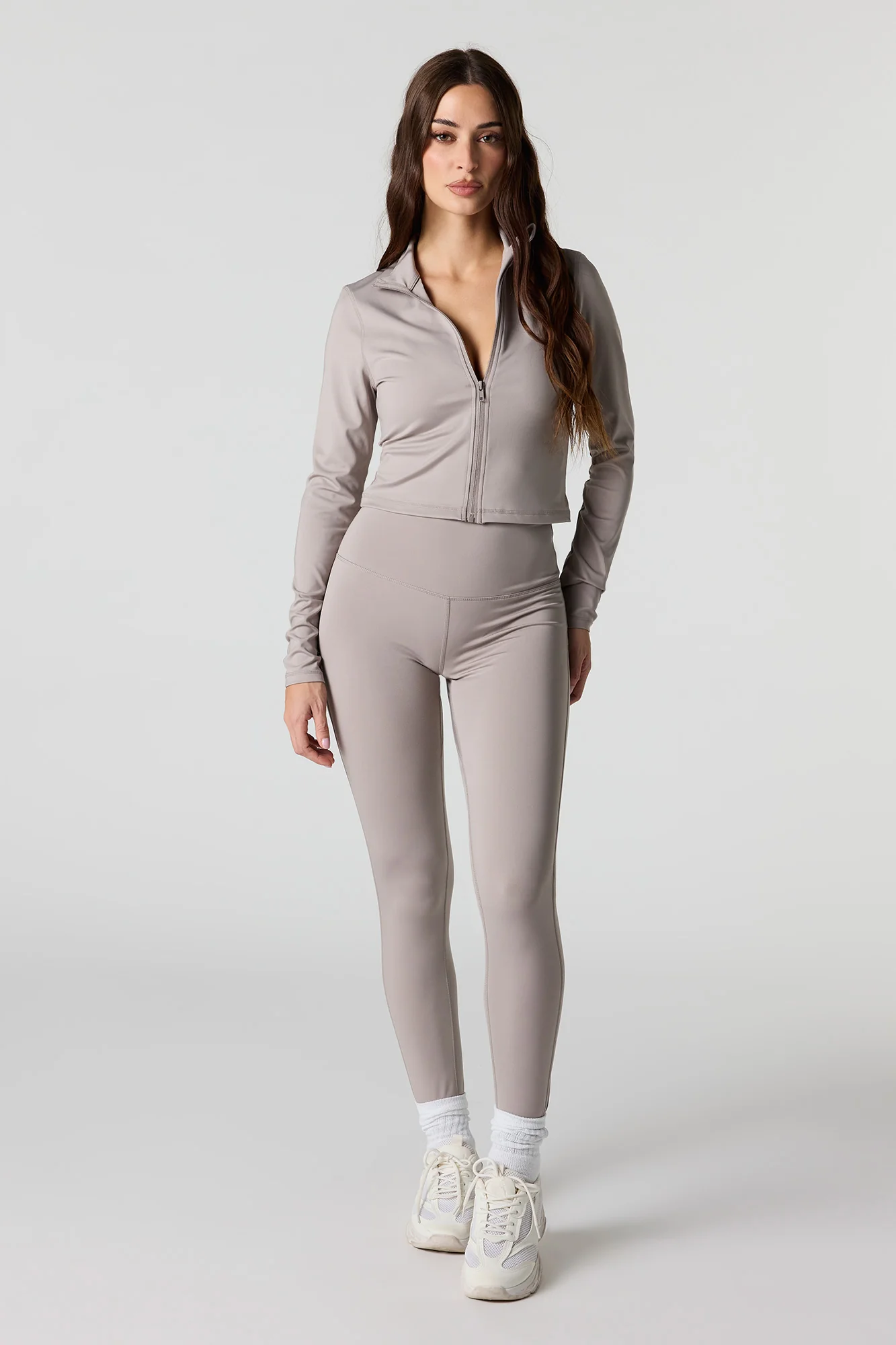 Active Cropped Zip-Up Jacket - Image 18