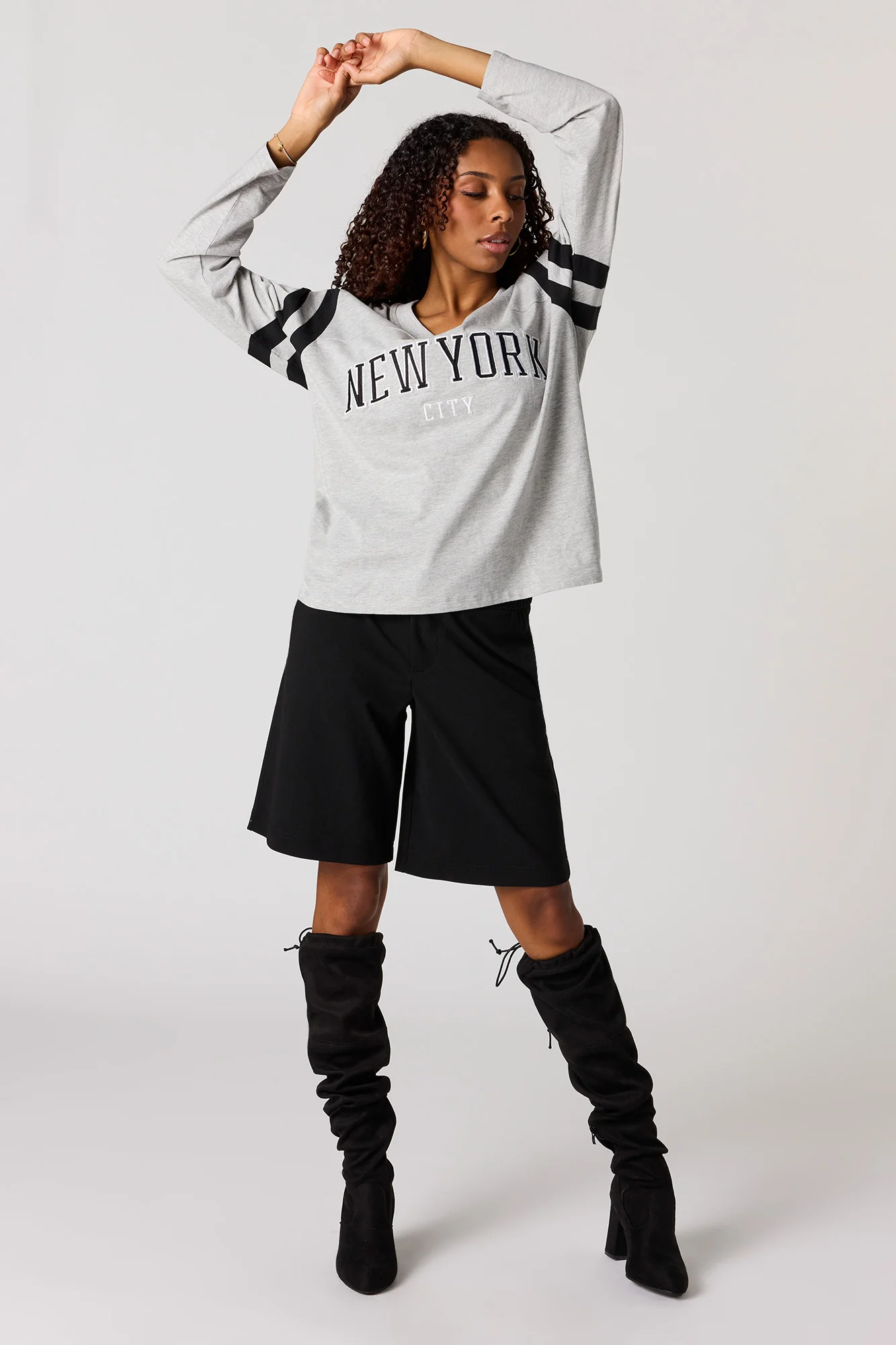 Destination Embroidered Long Sleeve Top - Image 6