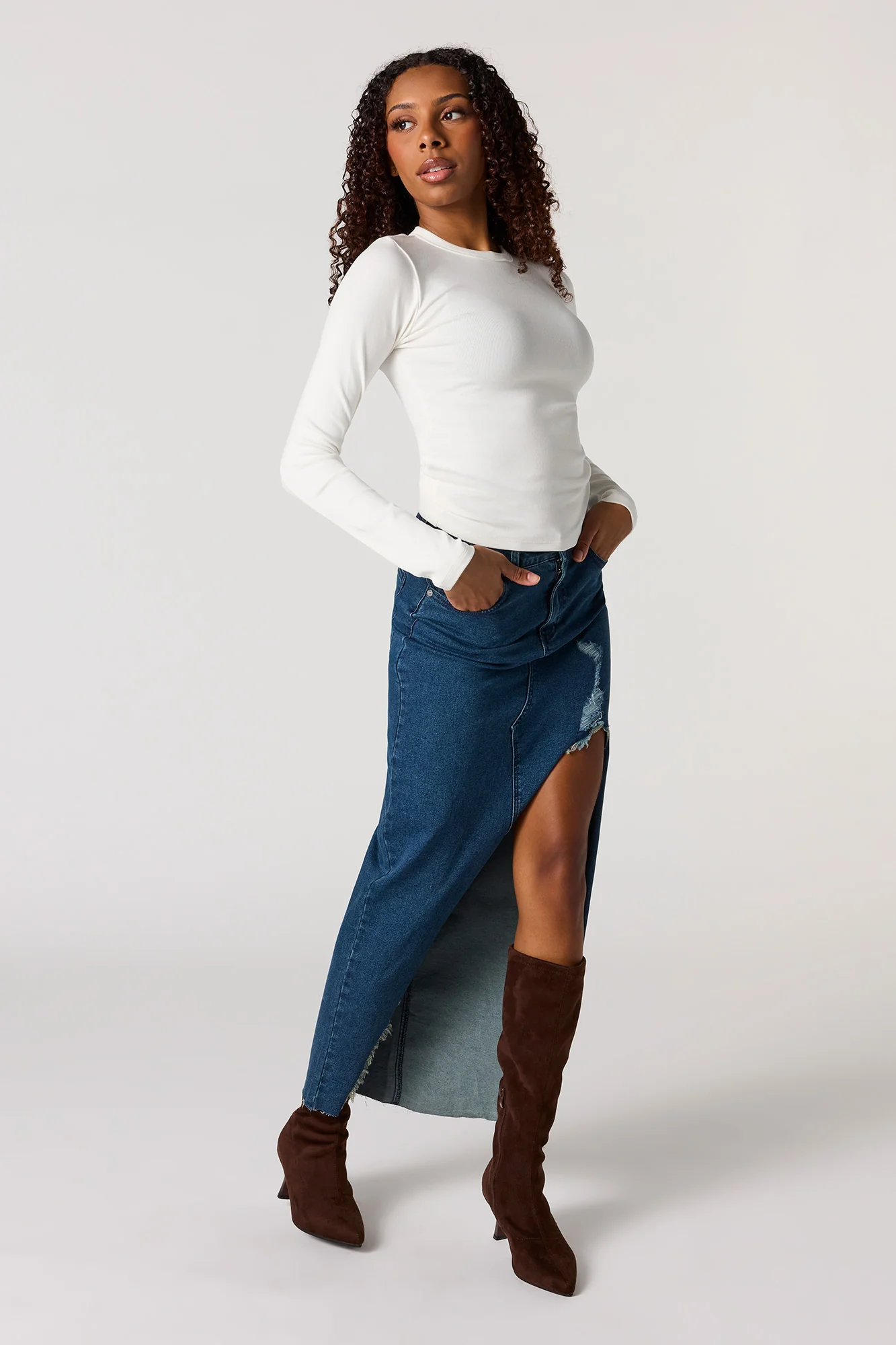 Long Sleeve Crewneck Top - Image 12