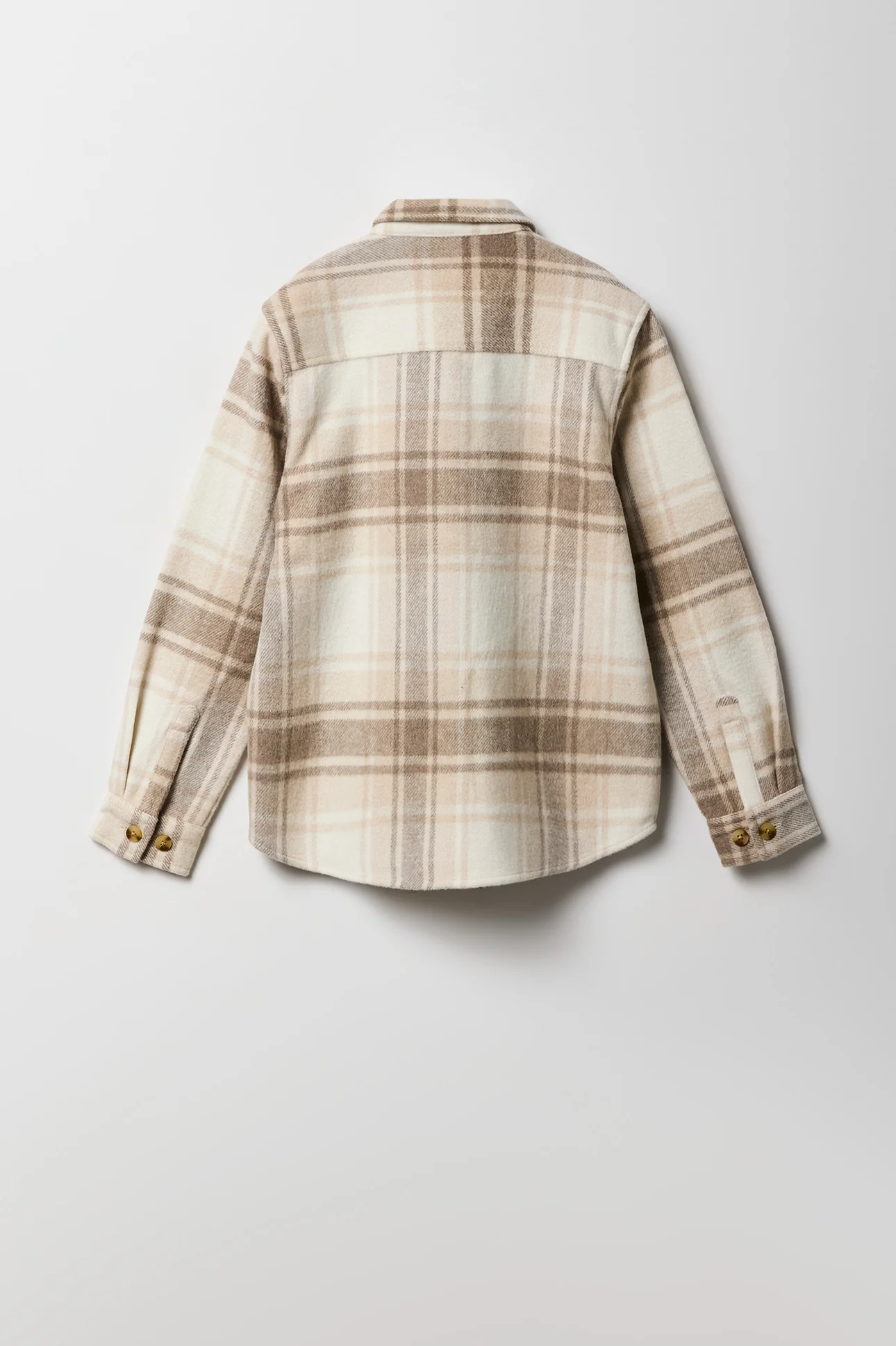 Boys Plaid Shacket - Image 4