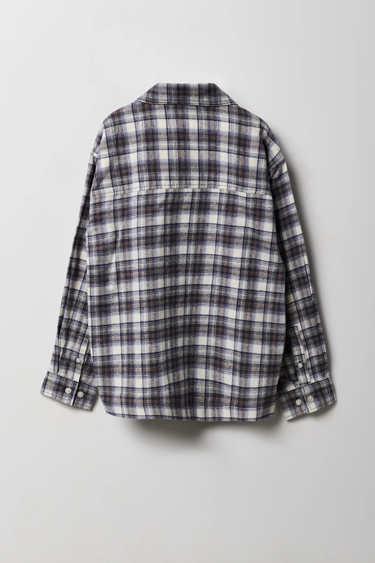 Boys Boxy Flannel Button-Up Top - Image 4