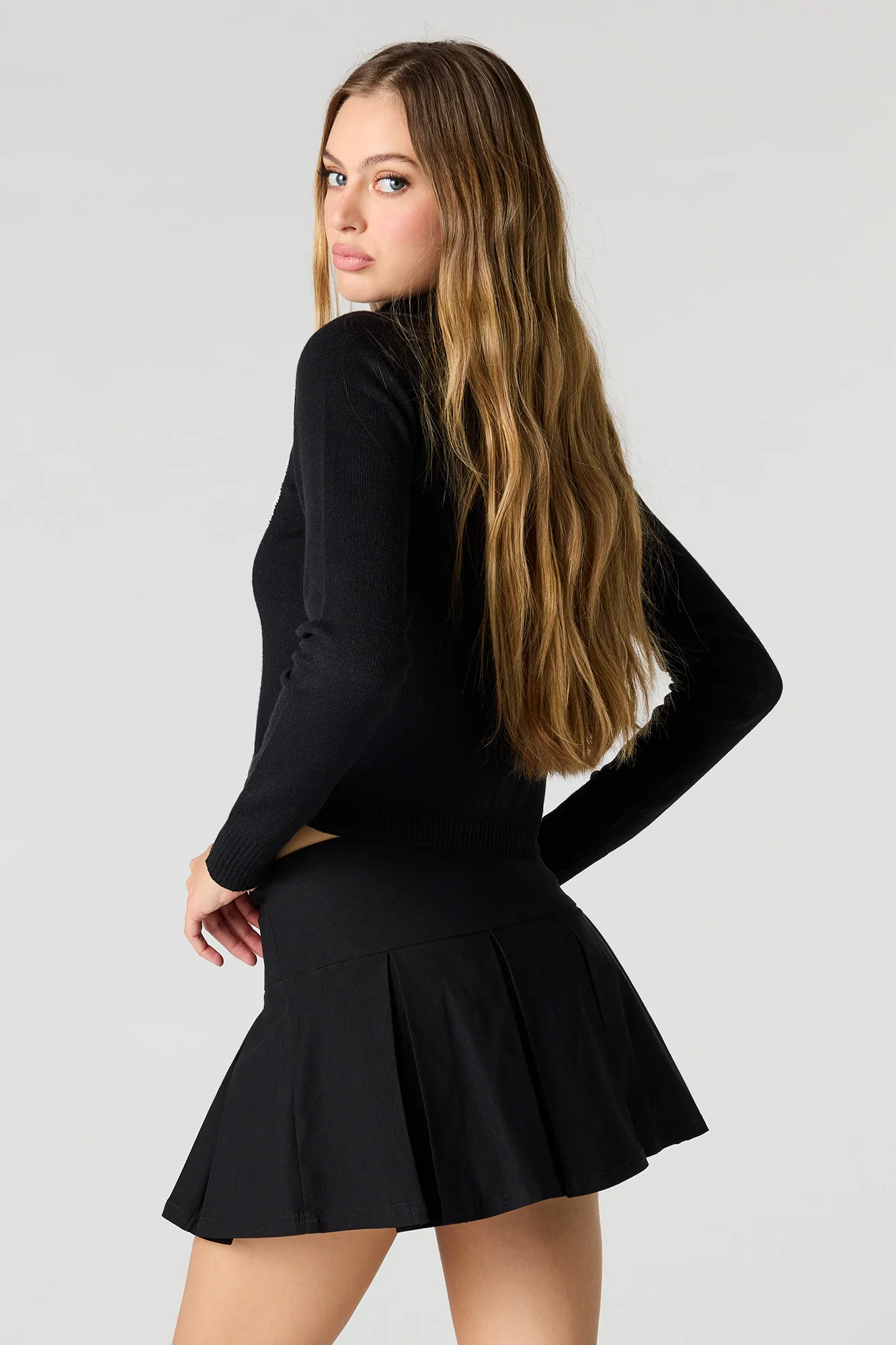 Pleated Mini Skort - Image 6