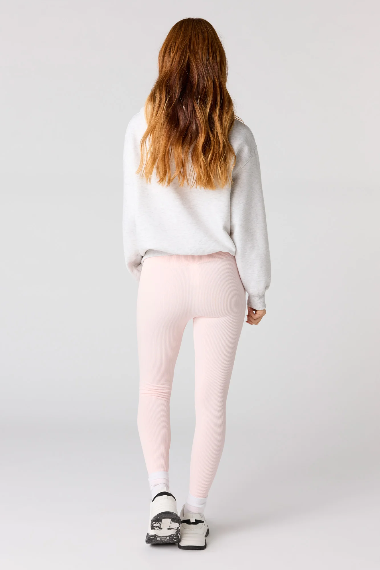 High Rise Seamless Ribbed Legging - Image 15