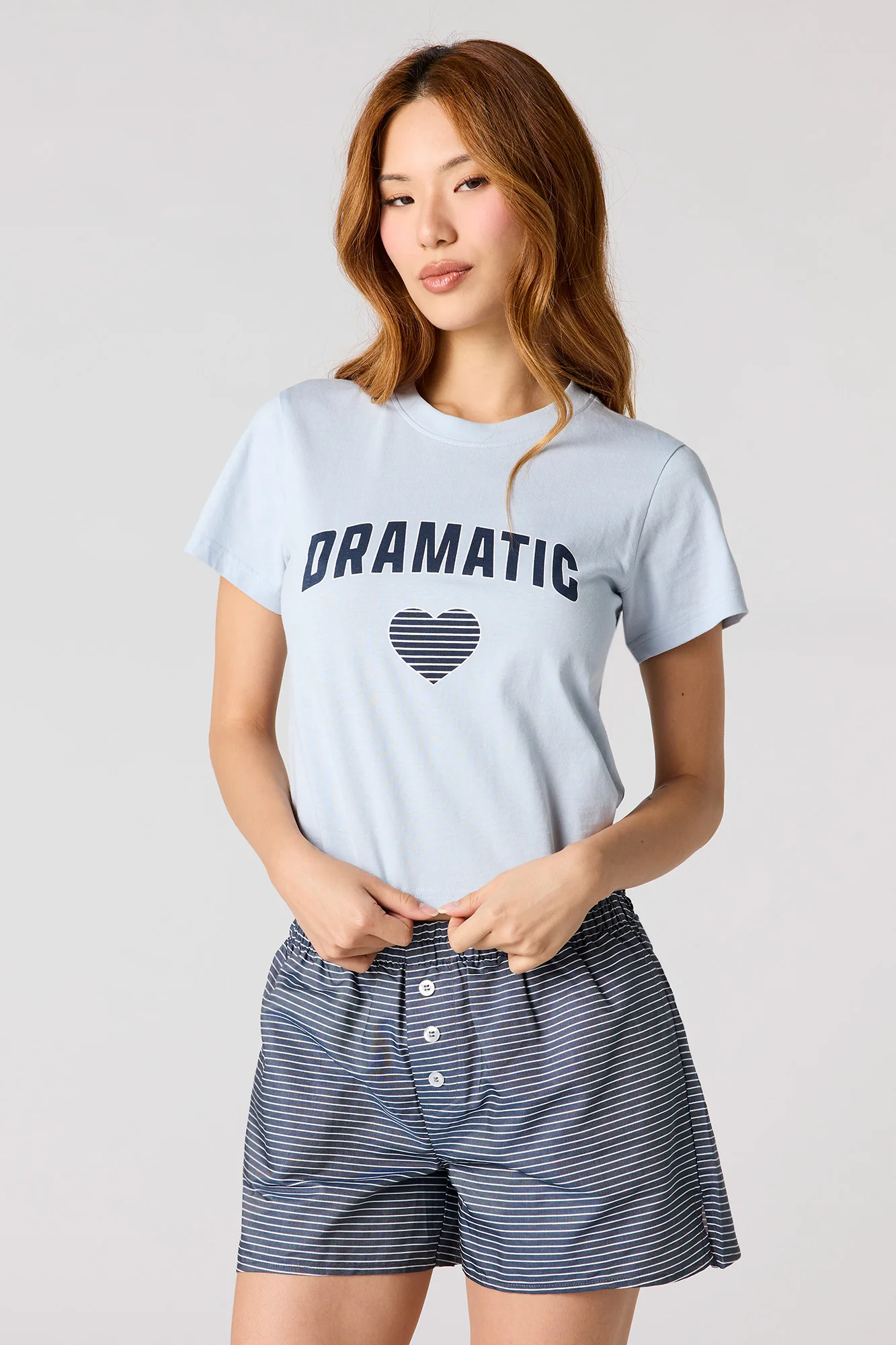 Graphic T-Shirt & Short Pajama Set - Image 7