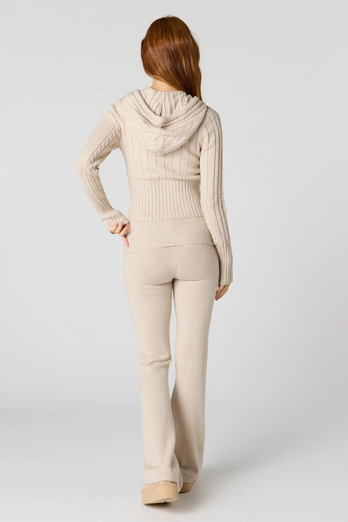 Knit Foldover Flare Pant - Image 9