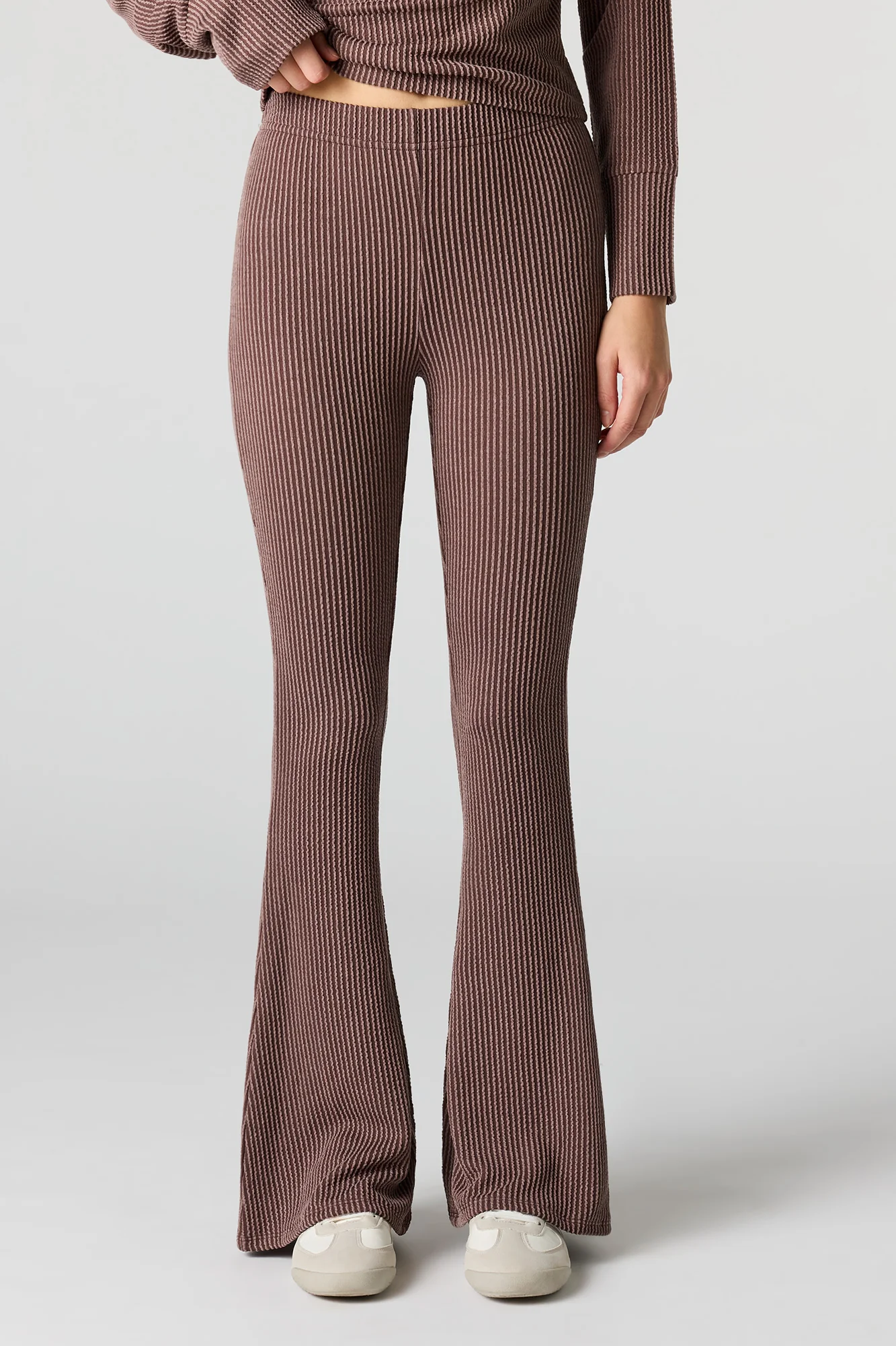 Ribbed Knit Flare Legging - Image 8