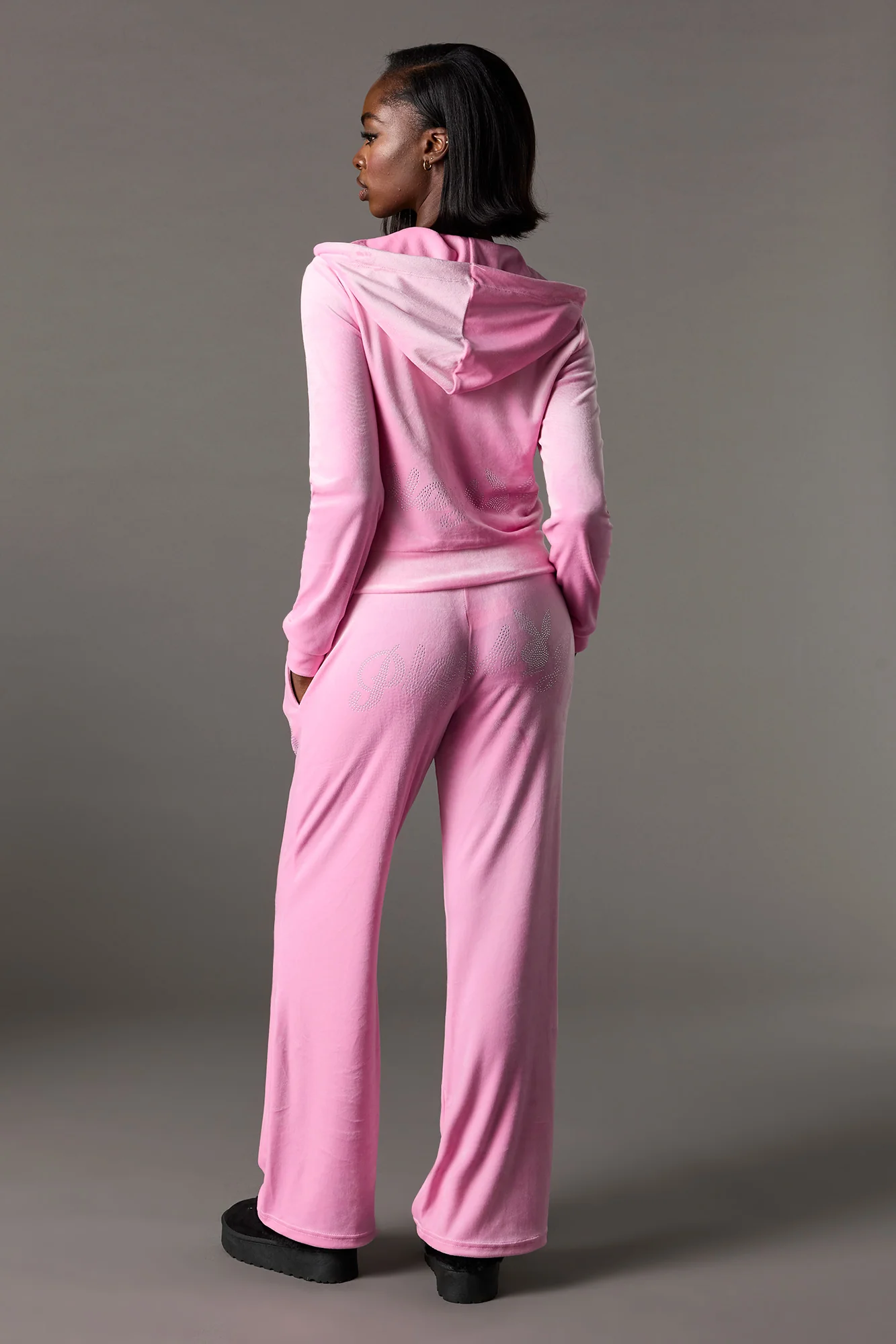 Playboy Rhinestone Velour Sweatpant - Image 16