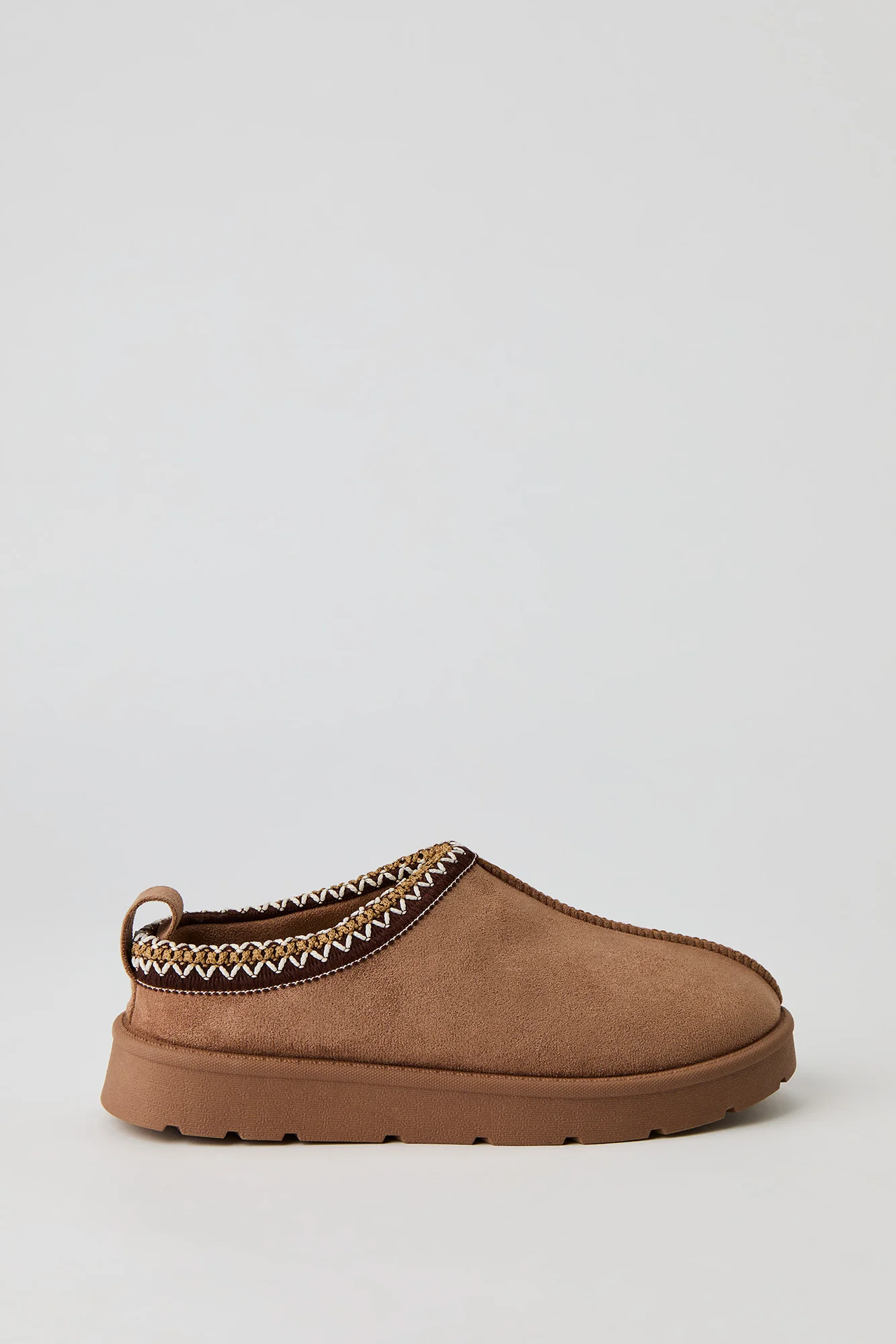 Faux Suede Embroidered Booties - Image 4