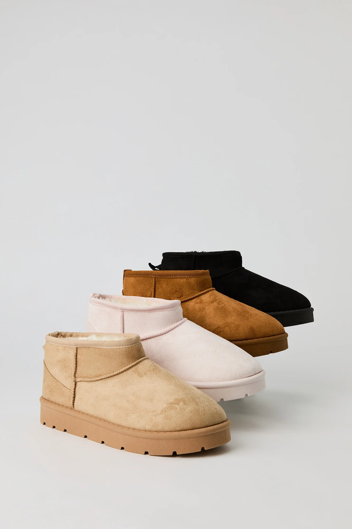 Faux Suede Ankle Booties - Image 4