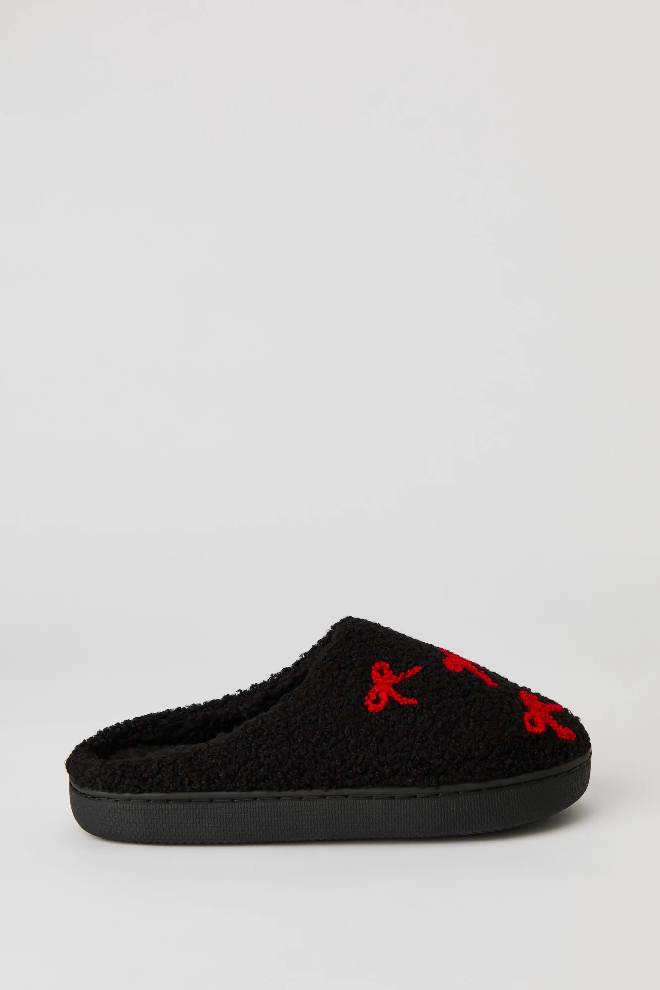 Bow Sherpa Slippers