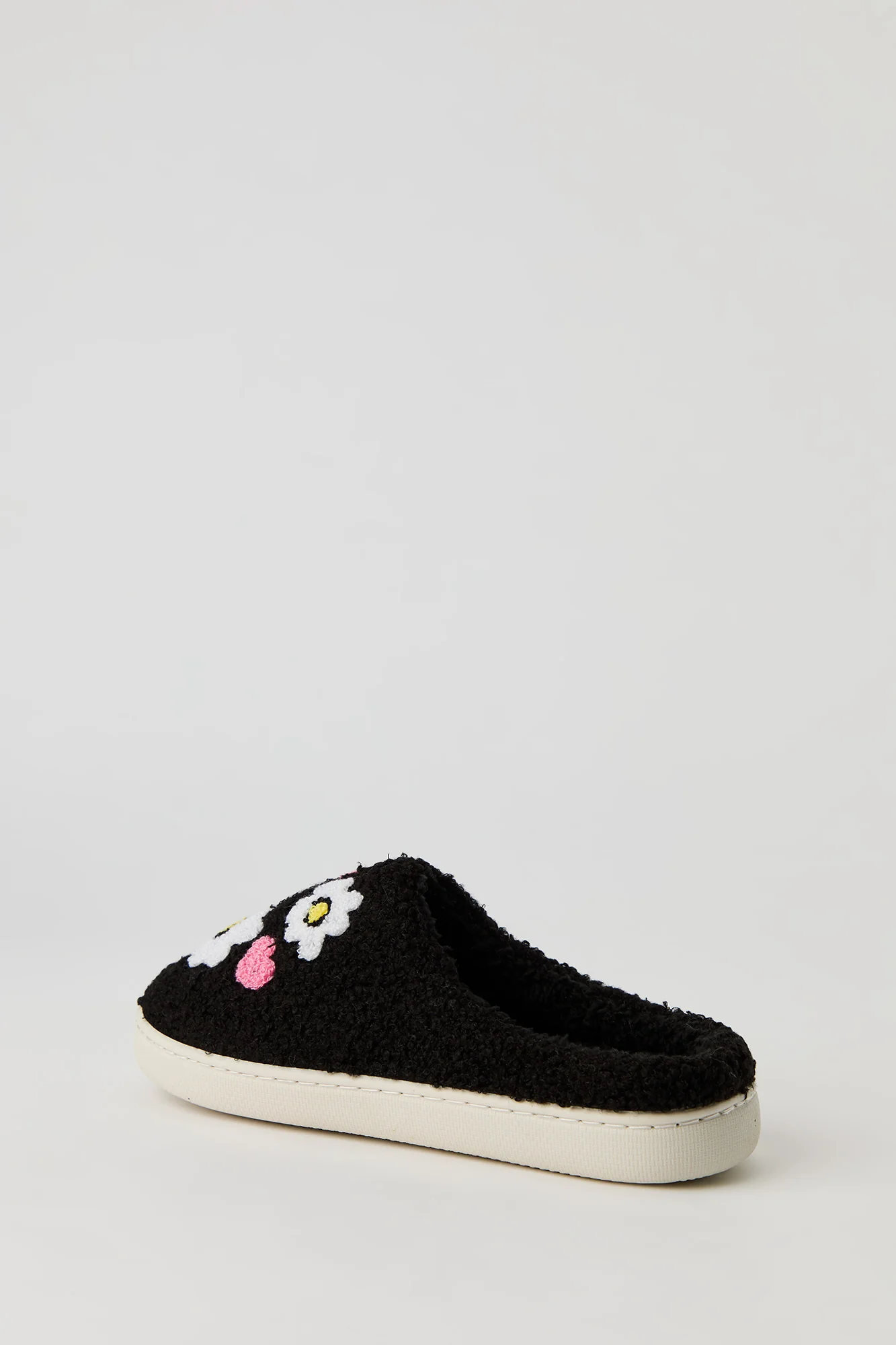 Flower Heart Sherpa Slippers - Image 4