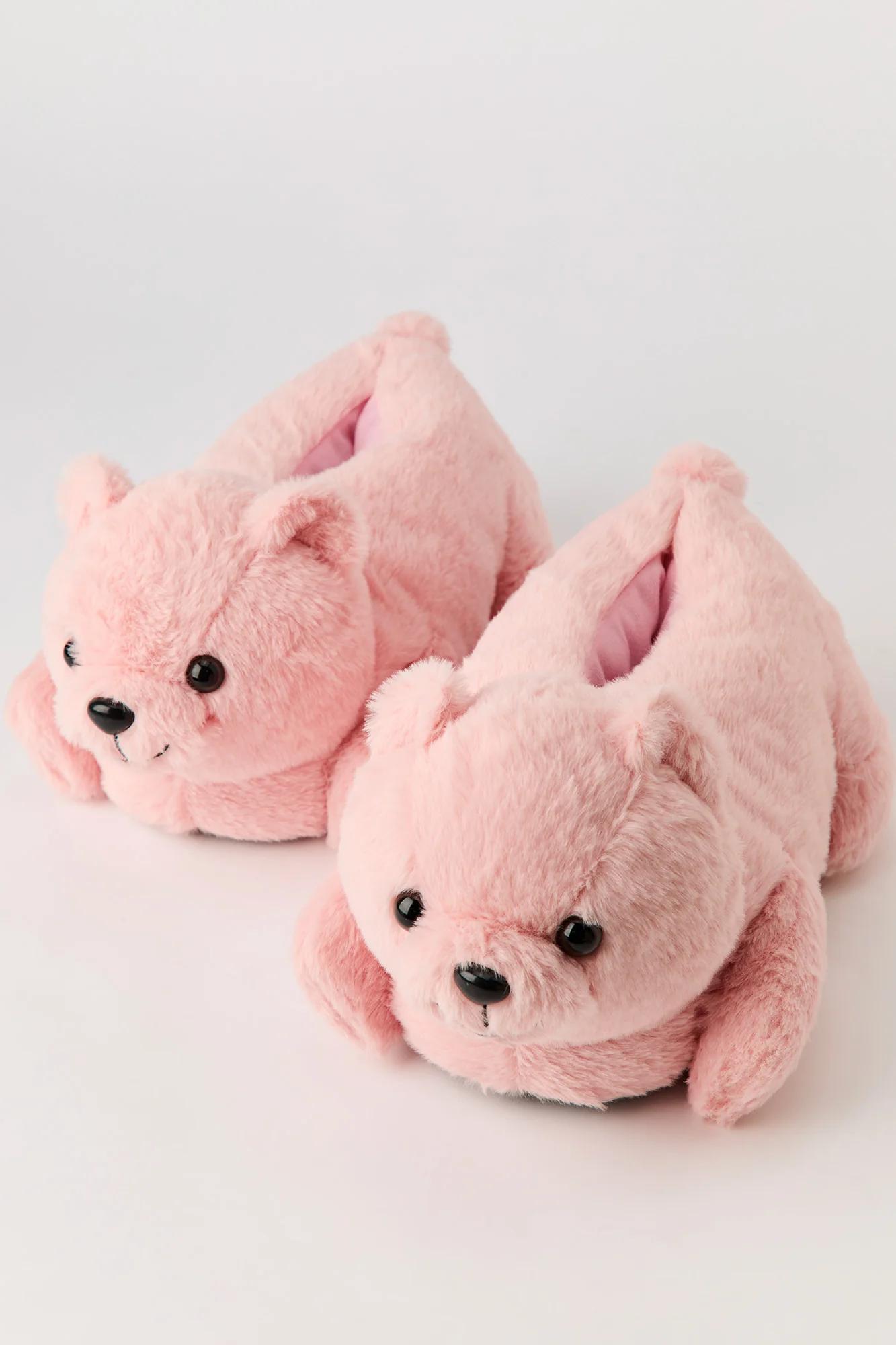 3D Teddy Bear Faux Fur Slippers - Image 9