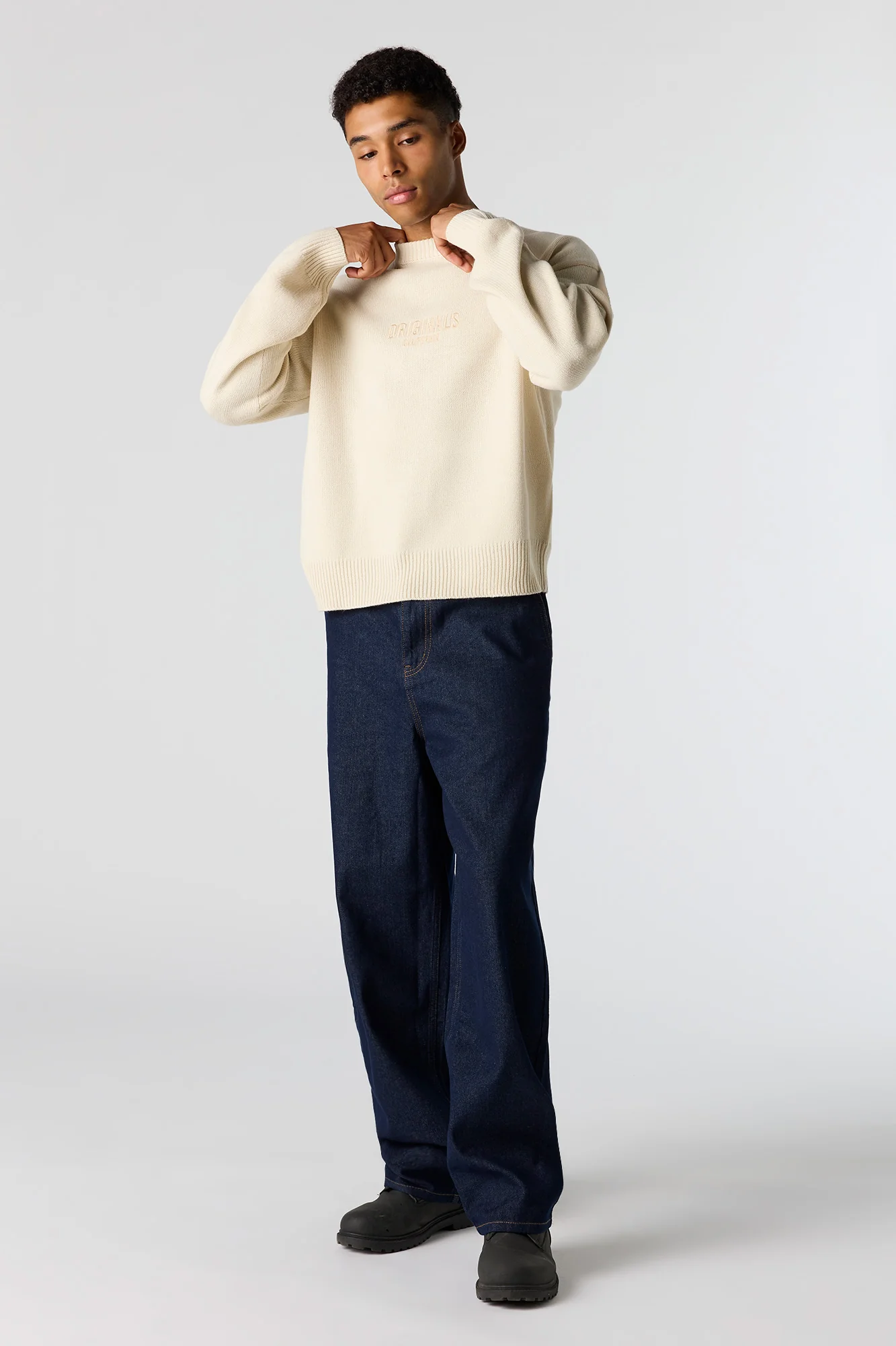 Embroidered Boxy Sweater - Image 6