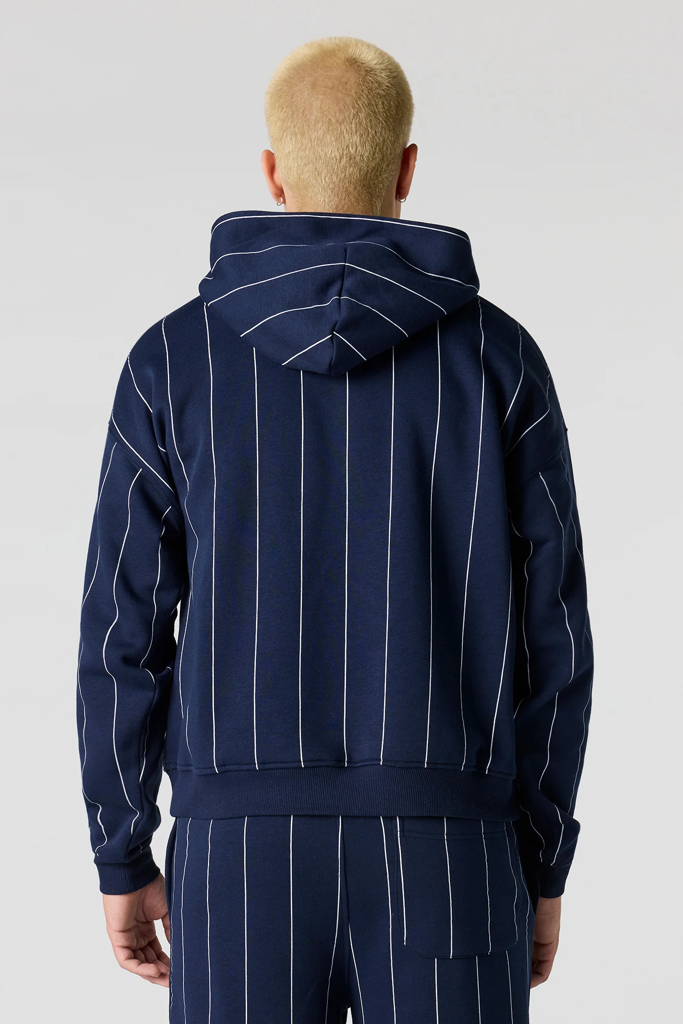 NY Twill Embroidered Camo Boxy Fleece Hoodie - Image 2