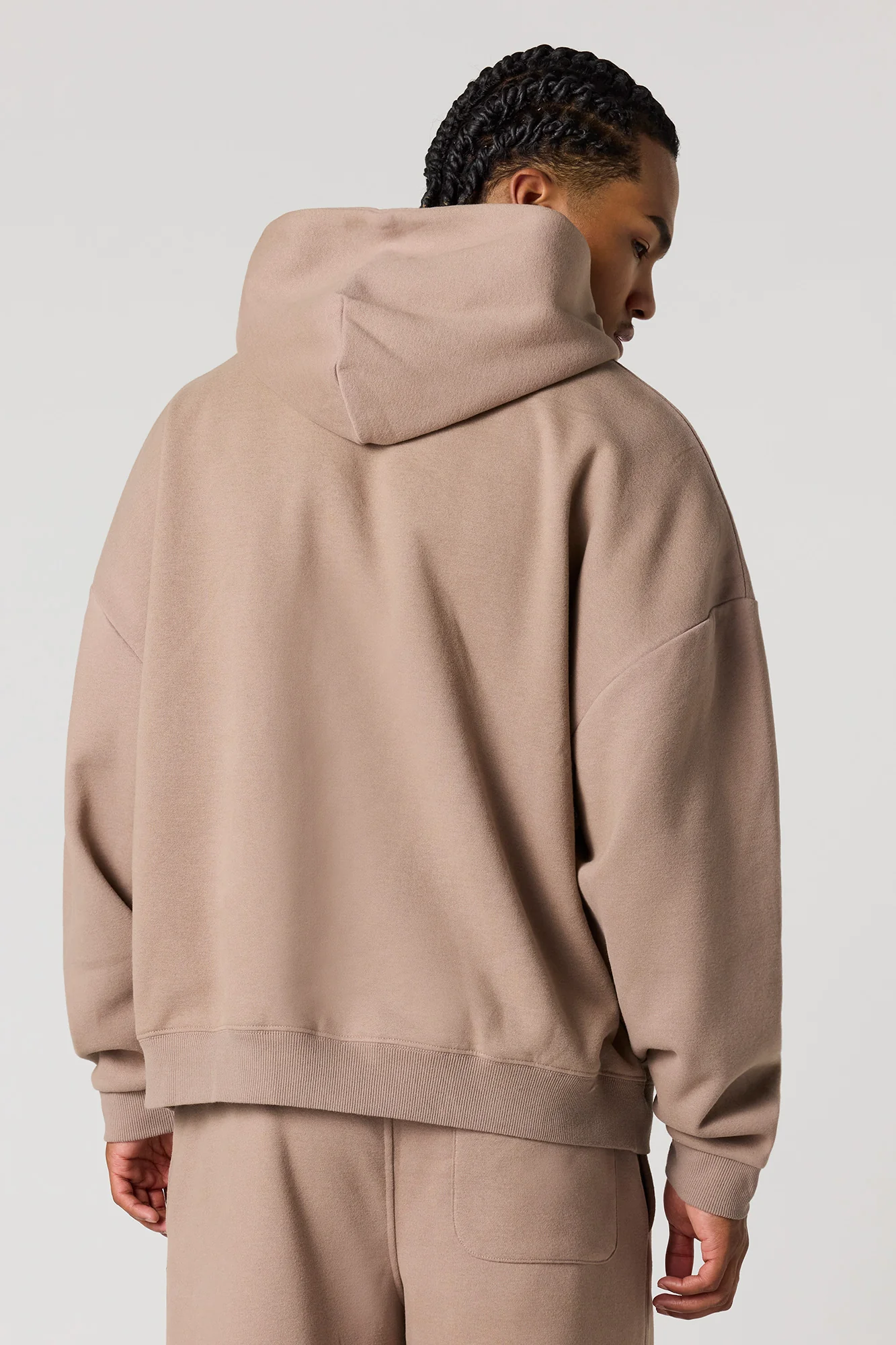 Premium Heavy Weight Fleece Embossed Boxy Hoodie - Image 14