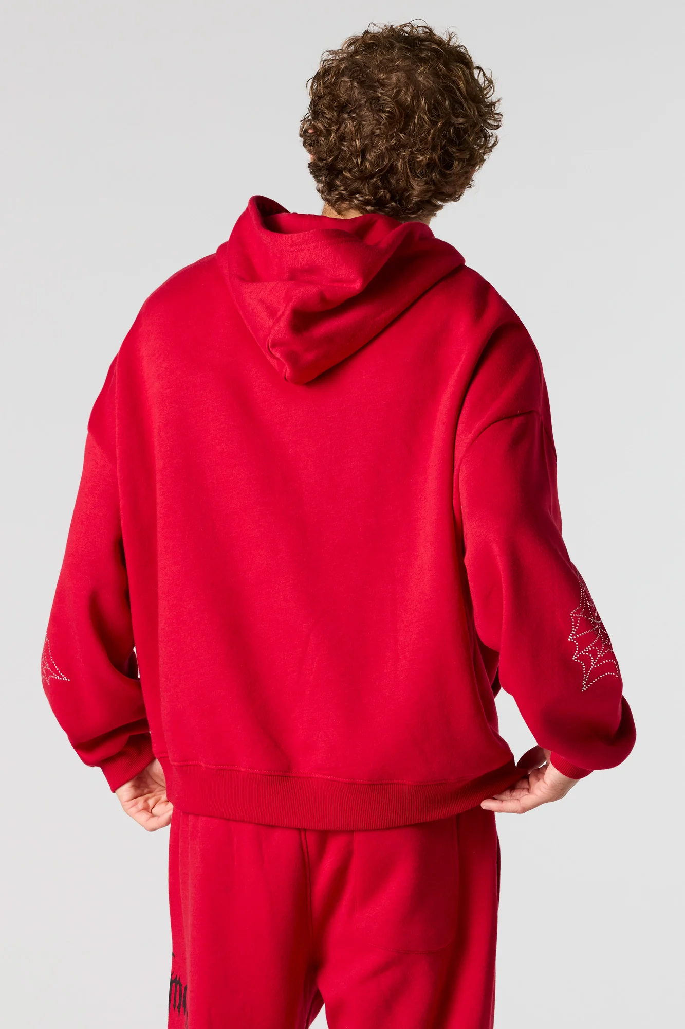 Self Made Rhinestone Boxy Hoodie - Image 2