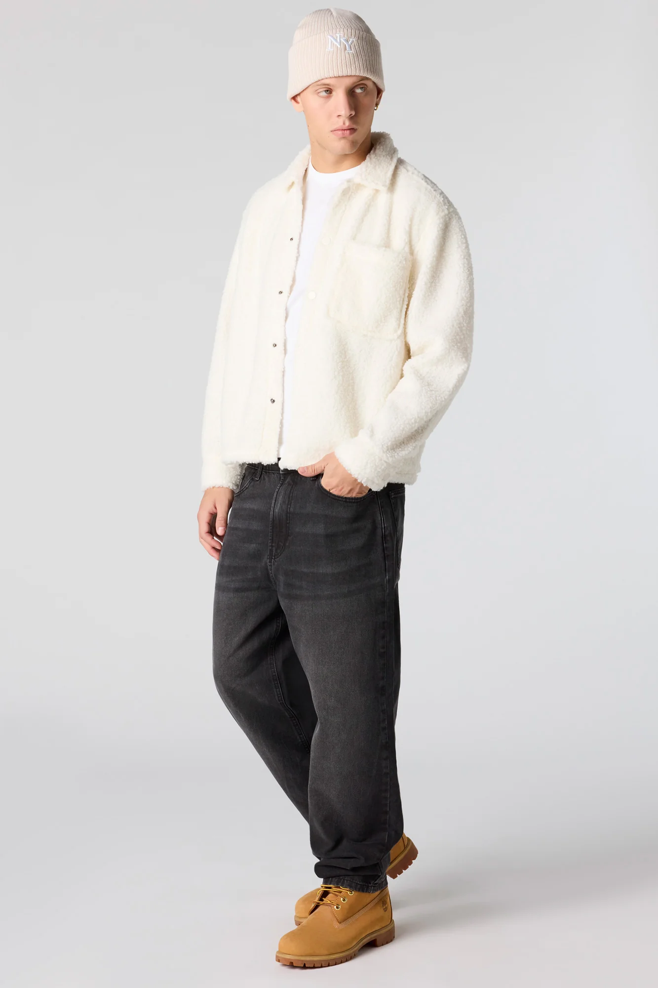 Sherpa Button-Up Jacket - Image 3