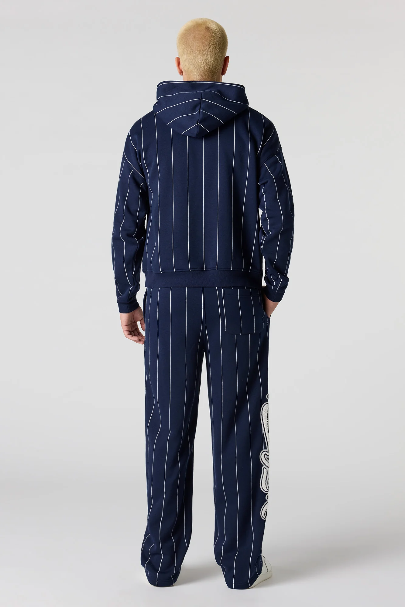 NY Twill Embroidered Fleece Sweatpant - Image 2